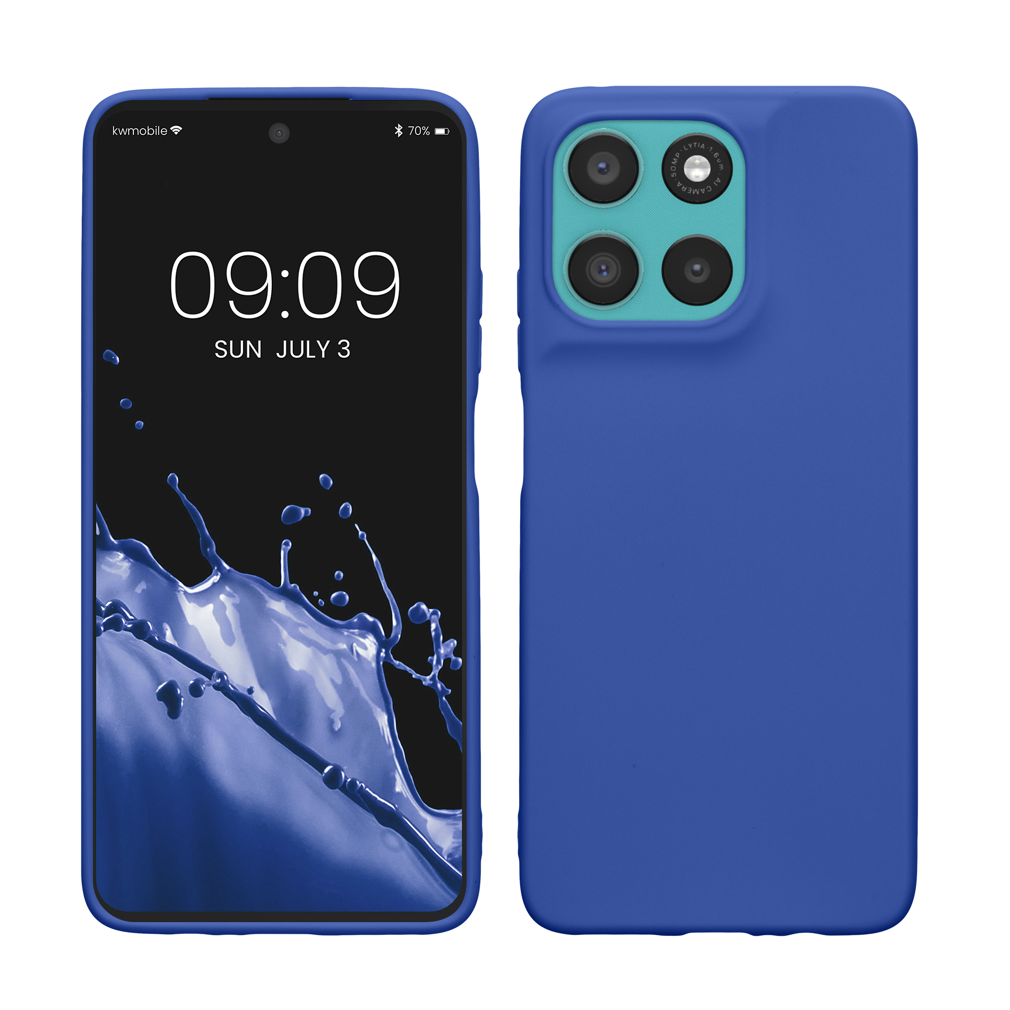 Pouzdro pro Motorola Moto G57 Power / Moto G67 Power kwmobile TPU - baltská modrá