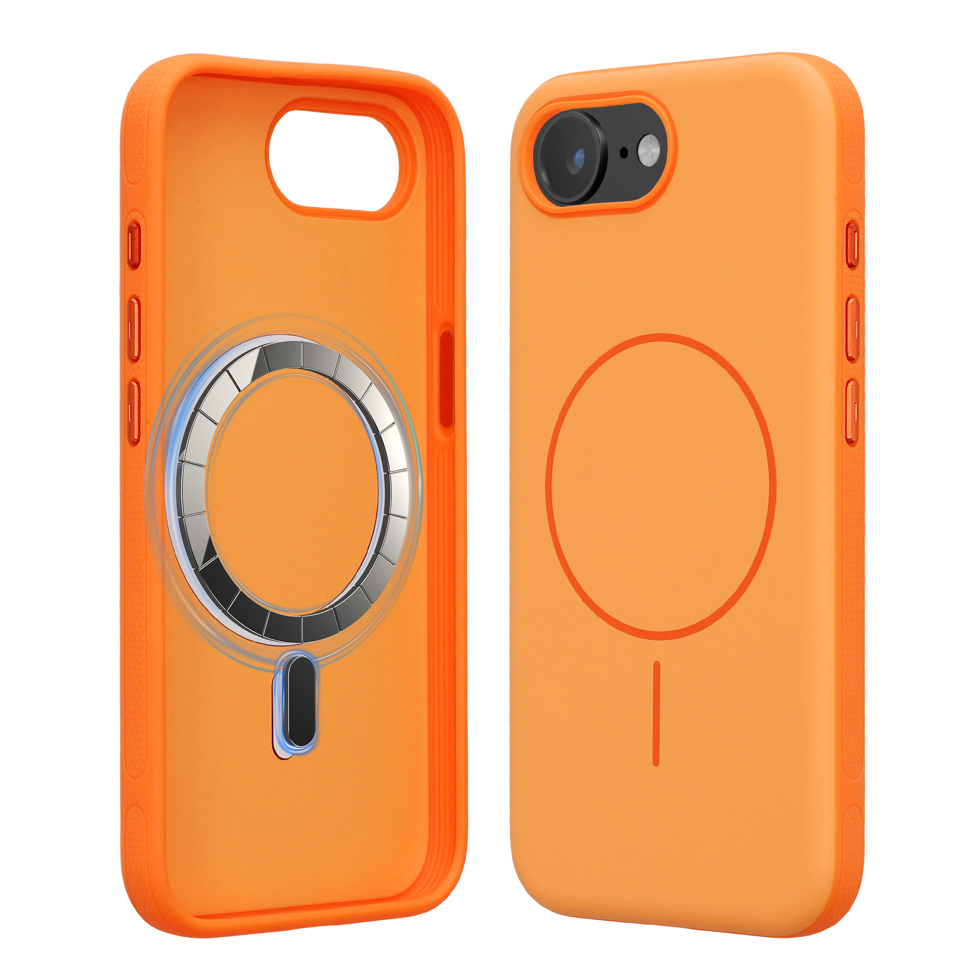 Nárazuvzdorné pouzdro pro Apple iPhone 17e / iPhone 16e kwmobile TPU - oranžová