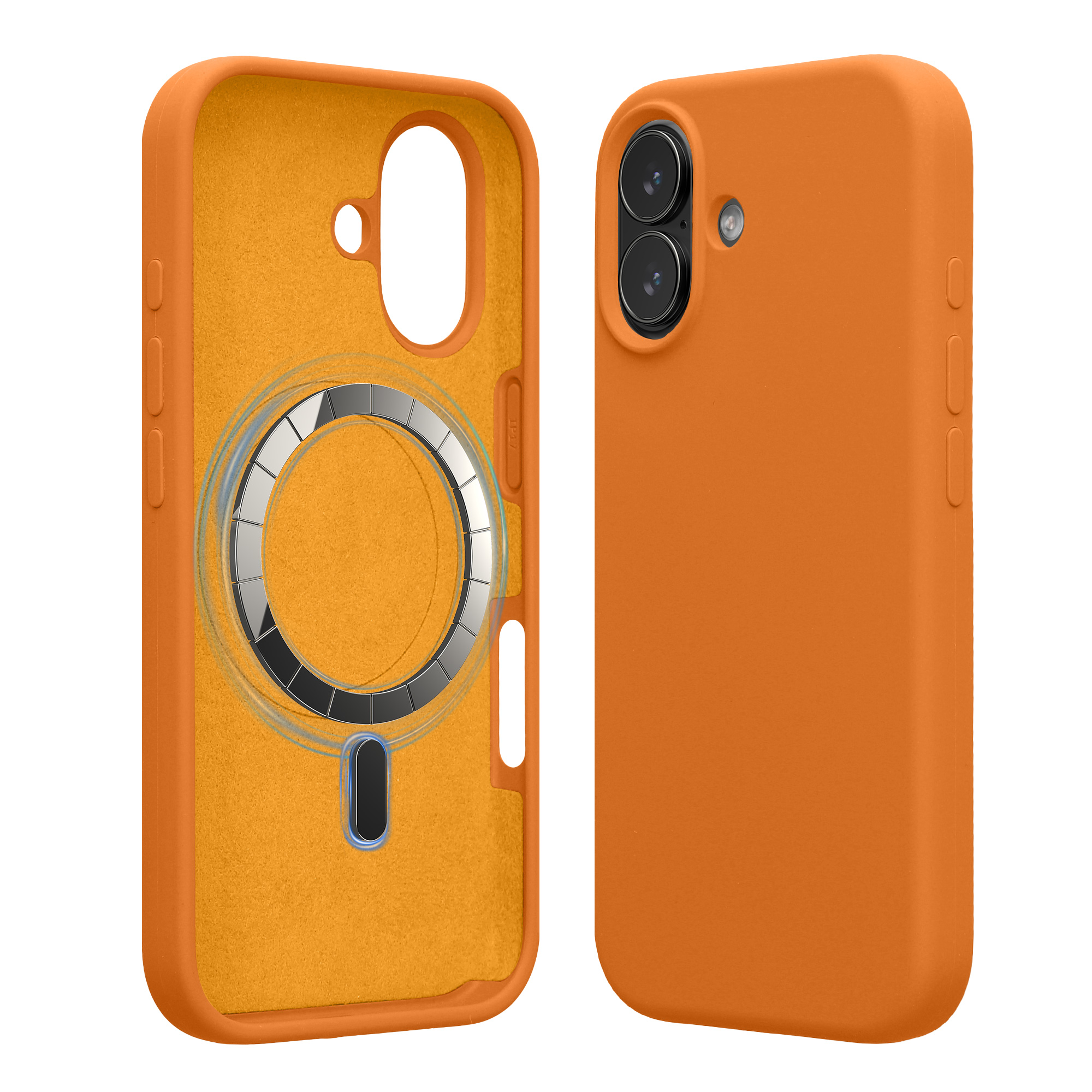 TPU silikonové pouzdro pro Apple iPhone 17 kwmobile MagSafe - ovocná oranžová