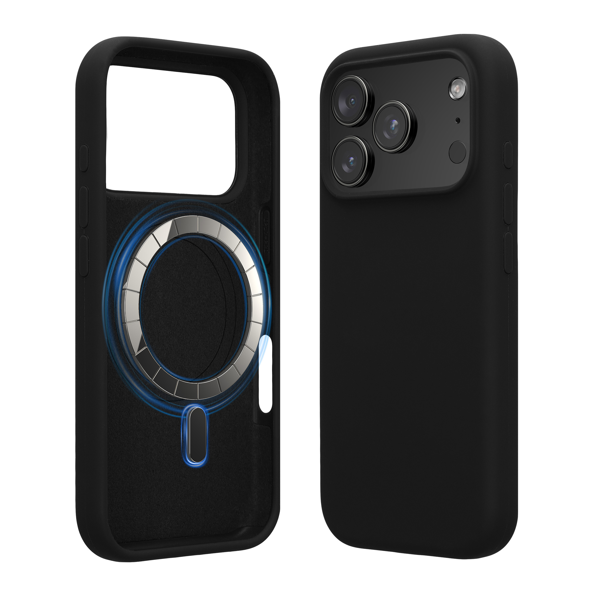 TPU silikonové pouzdro pro Apple iPhone 18 Pro / iPhone 17 Pro kwmobile MagSafe - černá