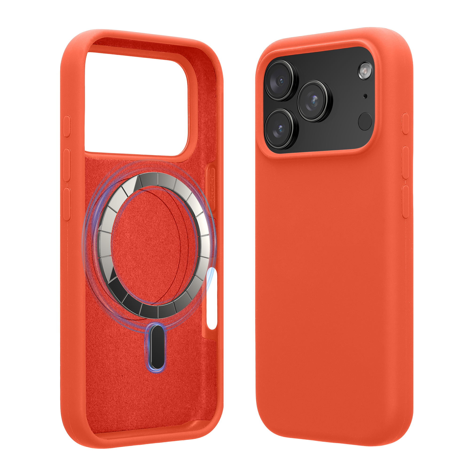 TPU silikonové pouzdro pro Apple iPhone 18 Pro / iPhone 17 Pro kwmobile MagSafe - neonově korálová