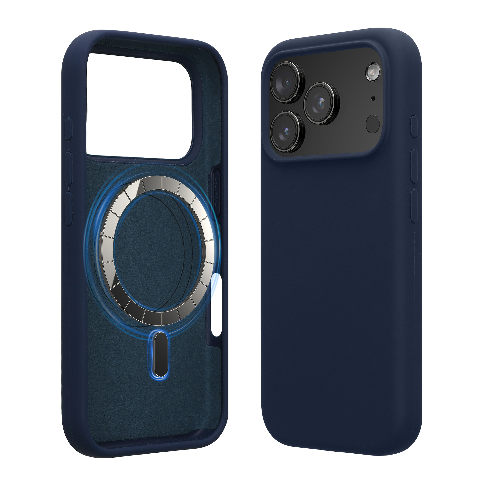 TPU silikonové pouzdro pro Apple iPhone 18 Pro / iPhone 17 Pro kwmobile MagSafe - námořnická modrá