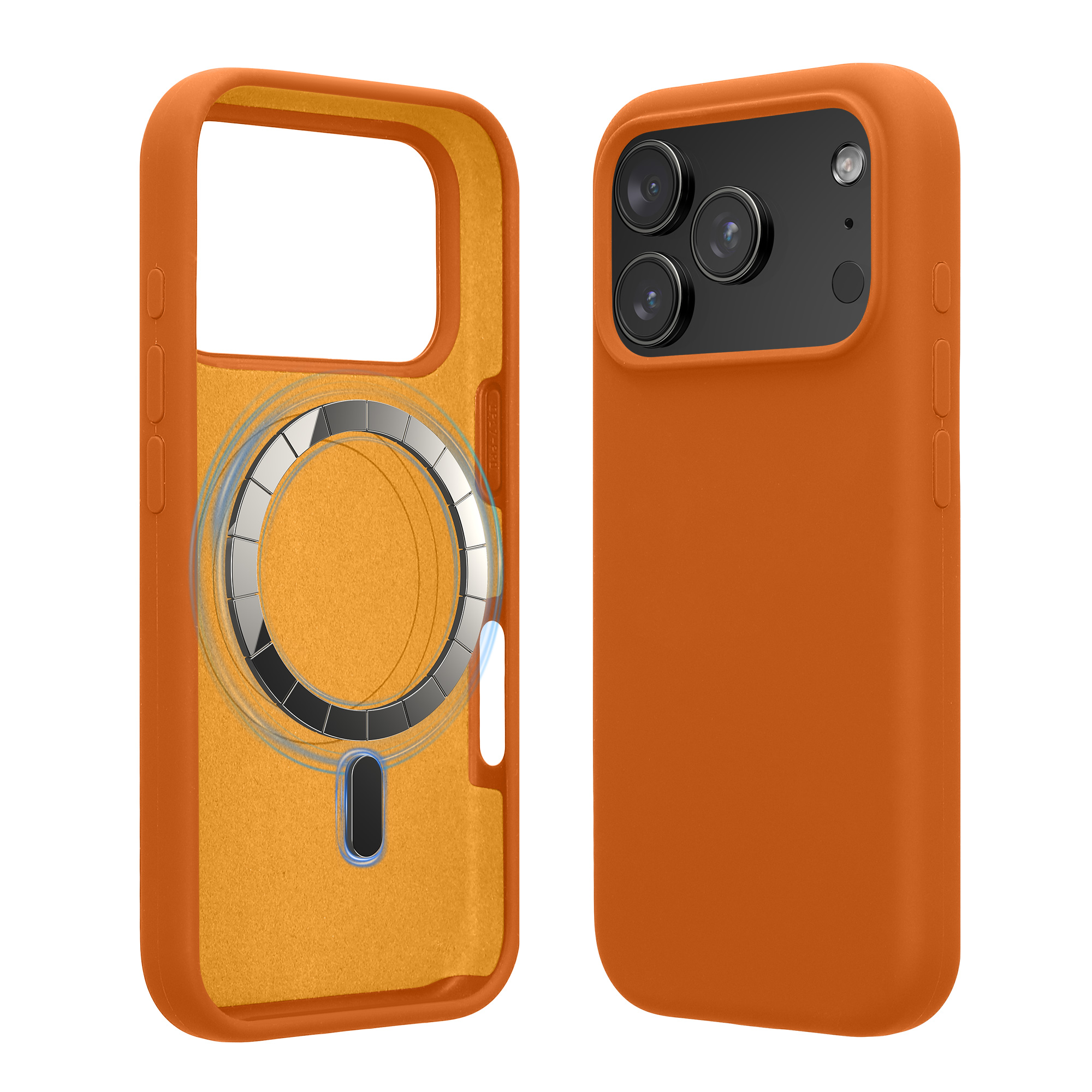 TPU silikonové pouzdro pro Apple iPhone 18 Pro Max / iPhone 17 Pro Max kwmobile MagSafe - ovocná oranžová