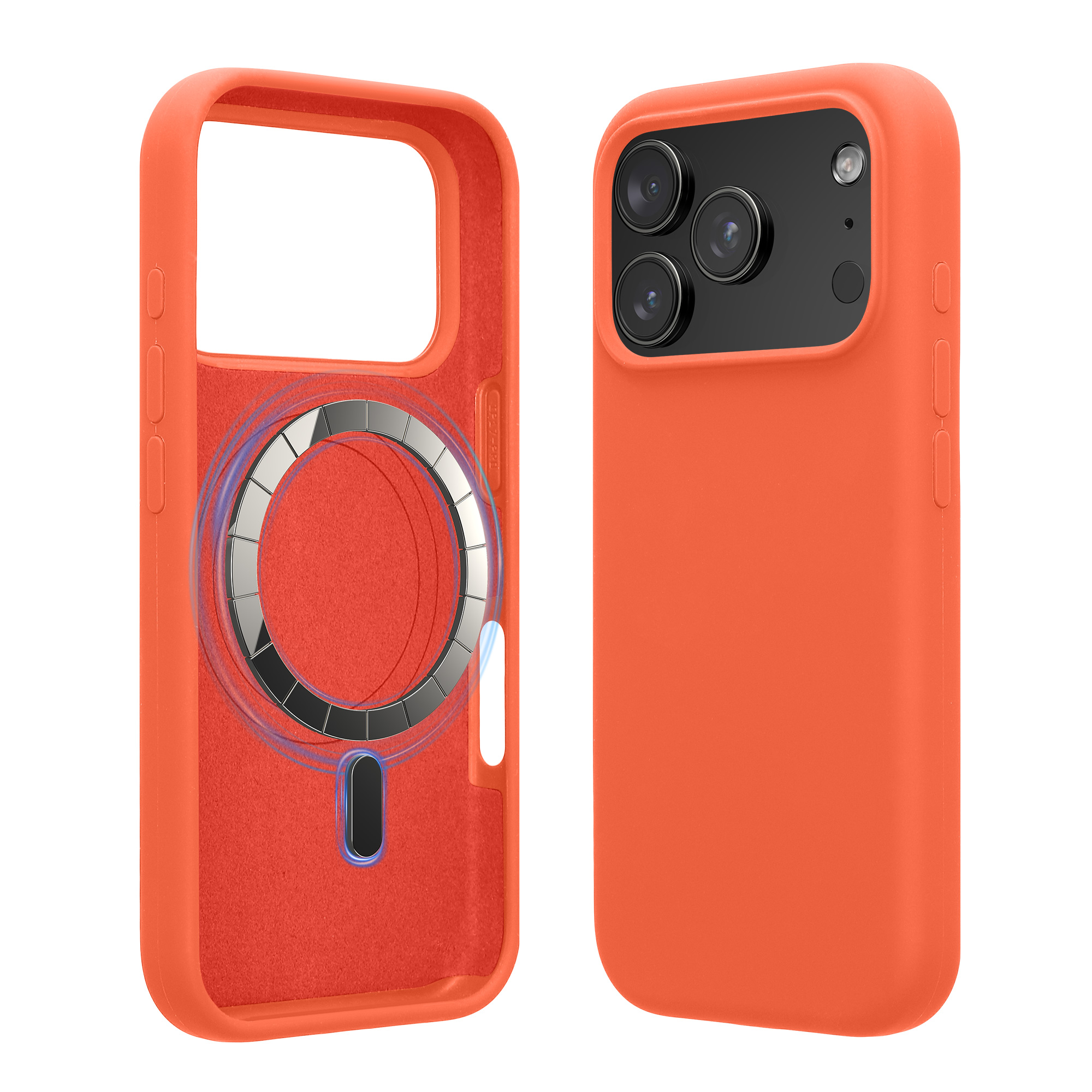 TPU silikonové pouzdro pro Apple iPhone 18 Pro Max / iPhone 17 Pro Max kwmobile MagSafe - neonově korálová