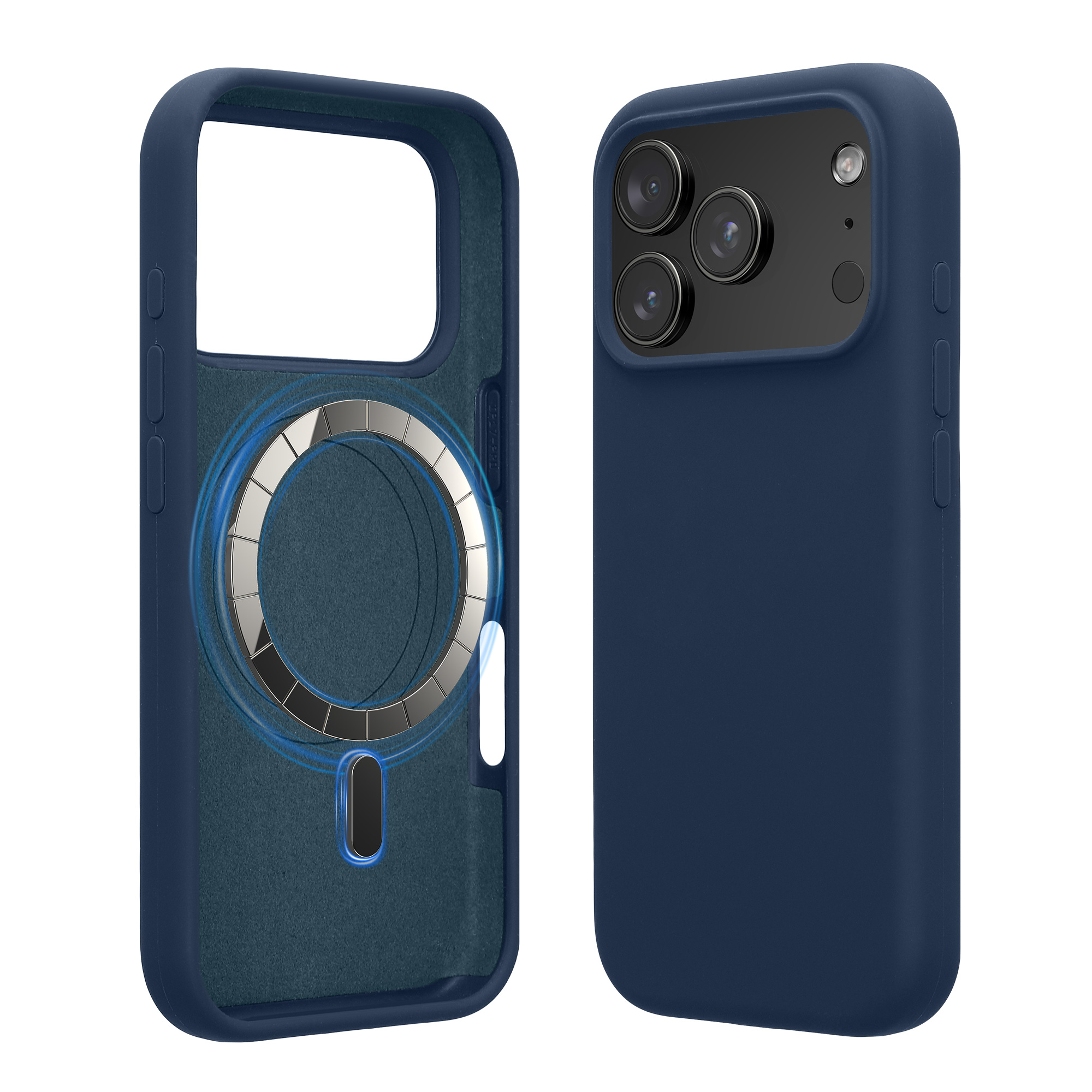 TPU silikonové pouzdro pro Apple iPhone 18 Pro Max / iPhone 17 Pro Max kwmobile MagSafe - námořnická modrá