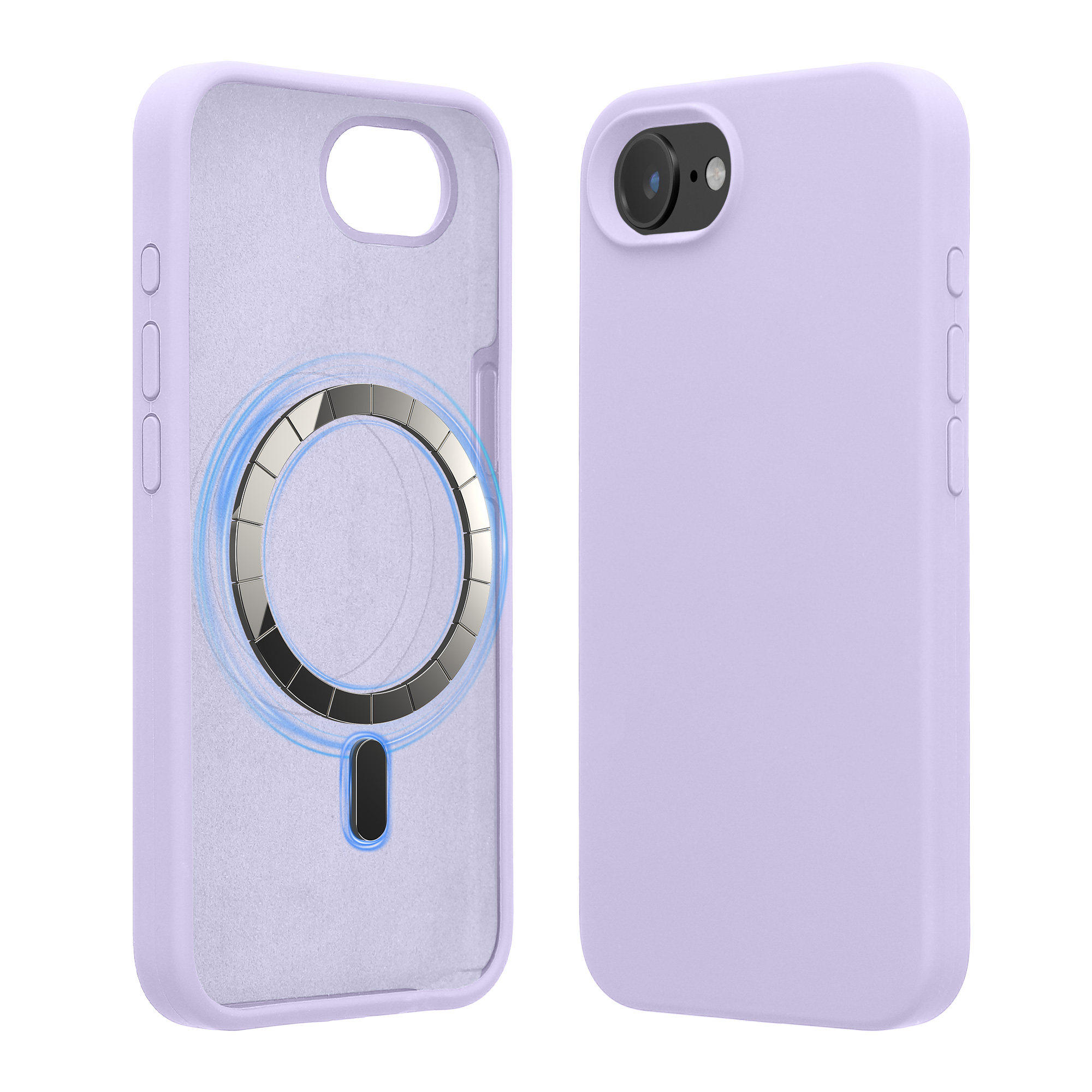 TPU silikonové pouzdro pro Apple iPhone 17e / iPhone 16e kwmobile MagSafe - levandulová