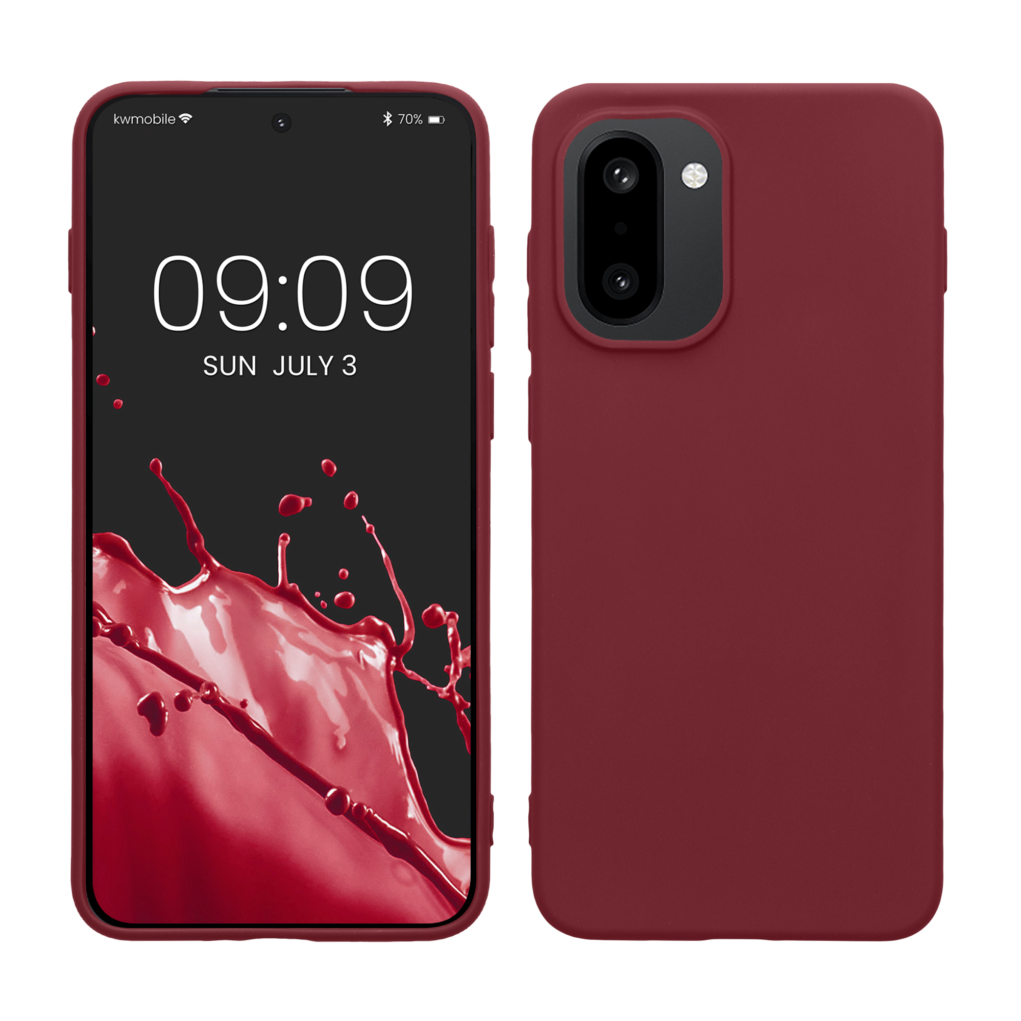 Pouzdro pro OnePlus 15R kwmobile TPU - vínově fialová