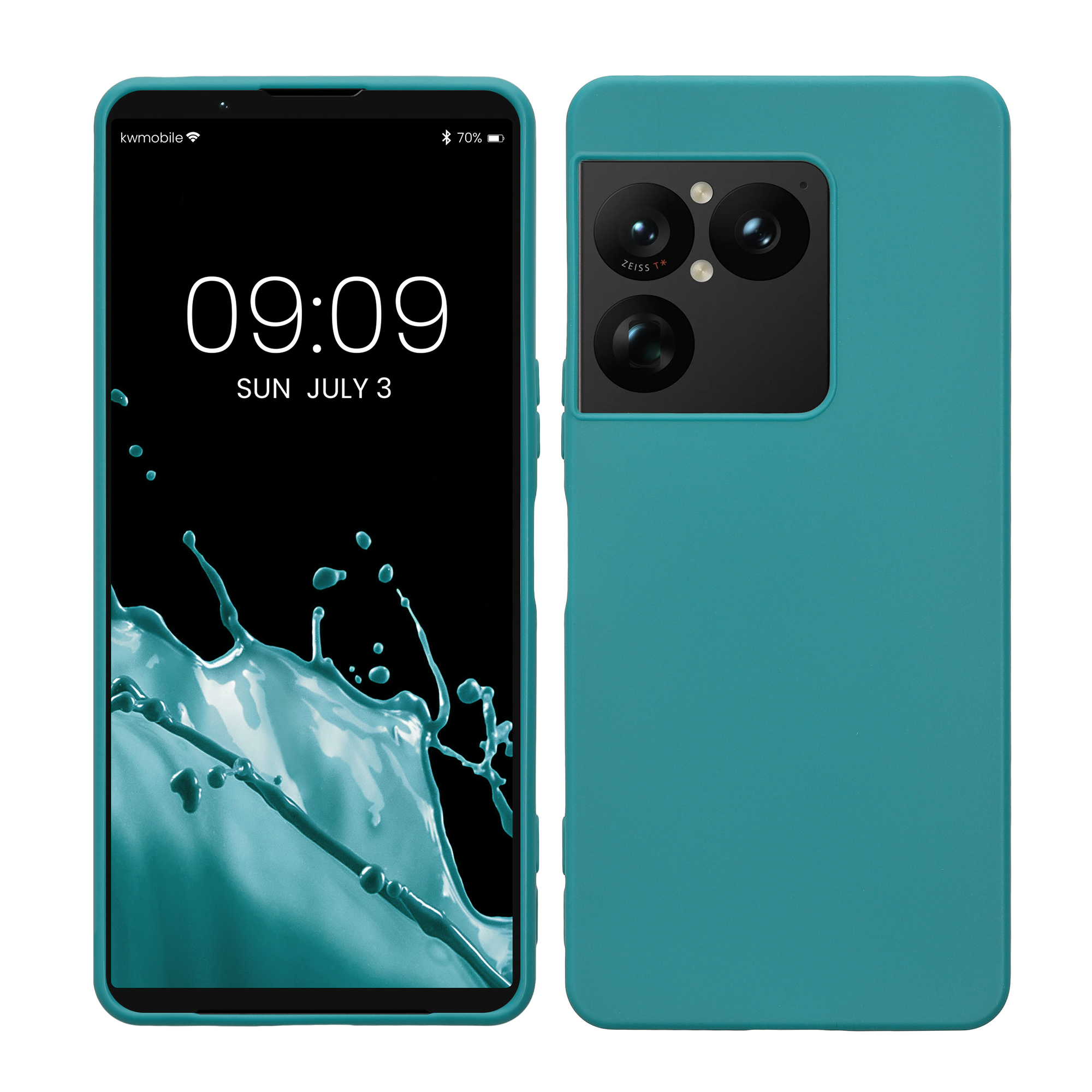 Pouzdro pro Sony Xperia 1 VIII kwmobile TPU - matná petrolejová