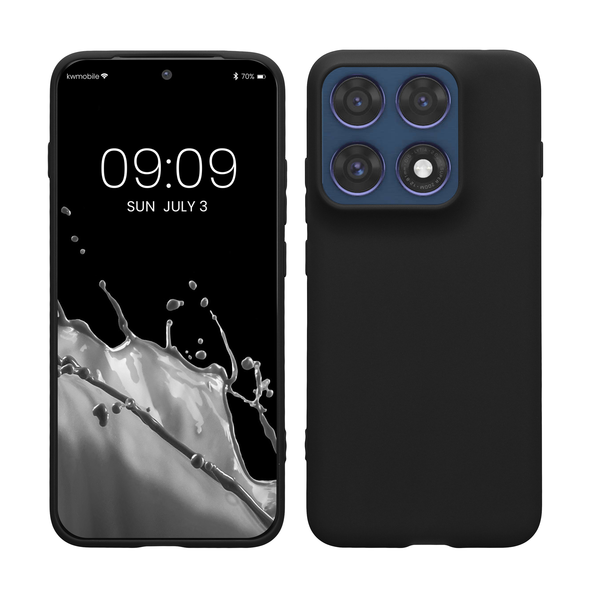 Pouzdro pro Motorola Edge 70 Pro kwmobile TPU - matná černá