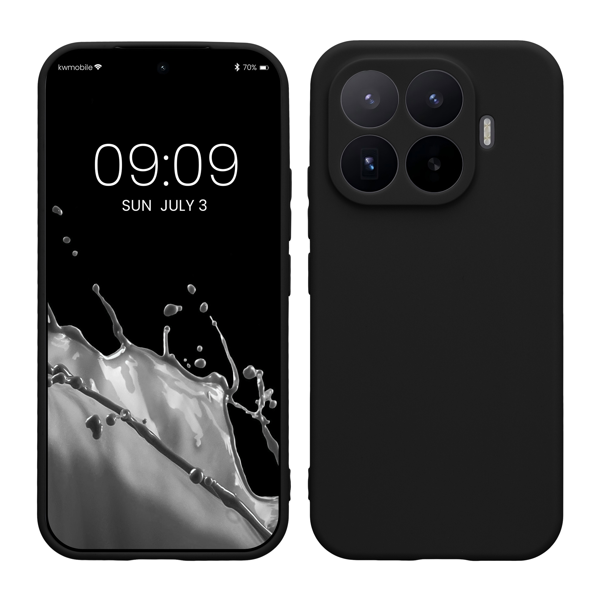 Pouzdro pro Xiaomi 17T kwmobile tenké TPU - matná černá