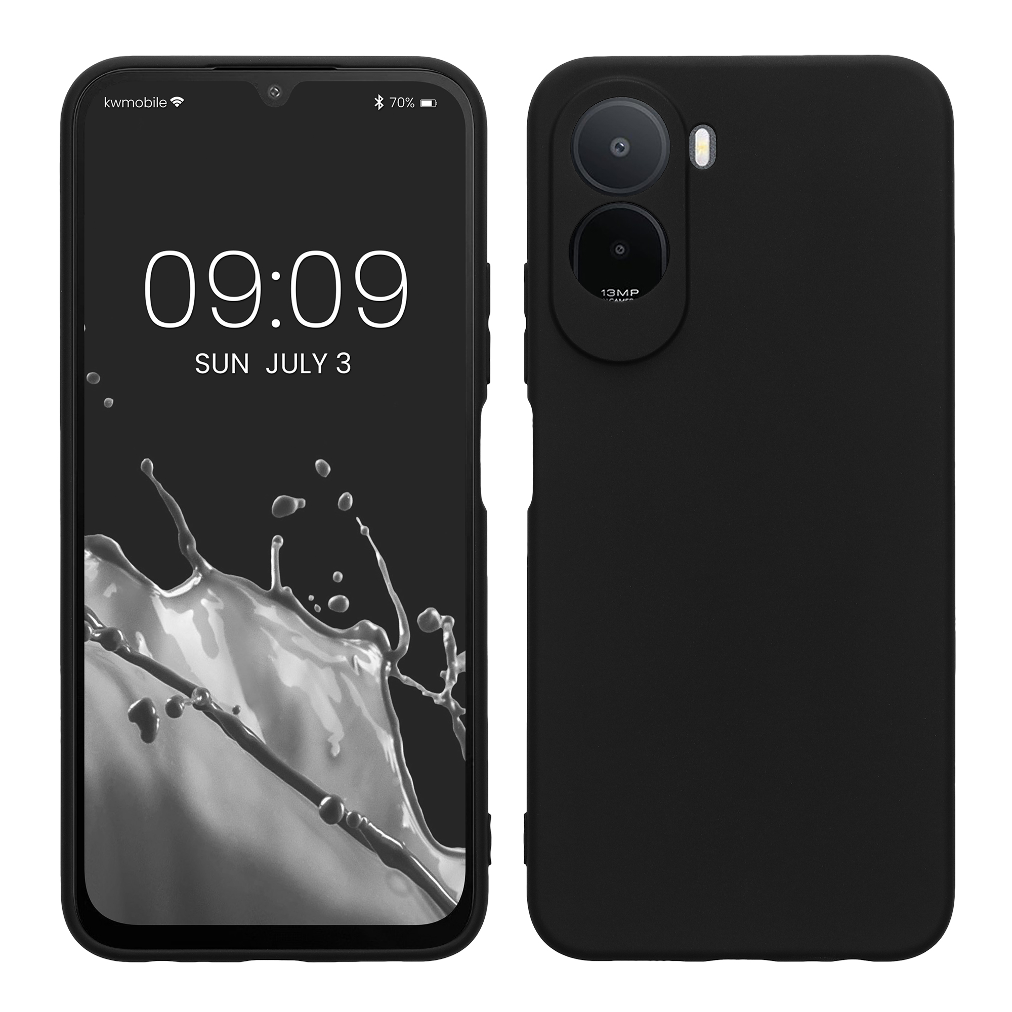 Pouzdro pro Xiaomi Redmi A7 Pro (4G / 5G) / Poco C81 Pro 4G kwmobile tenké TPU - matná černá