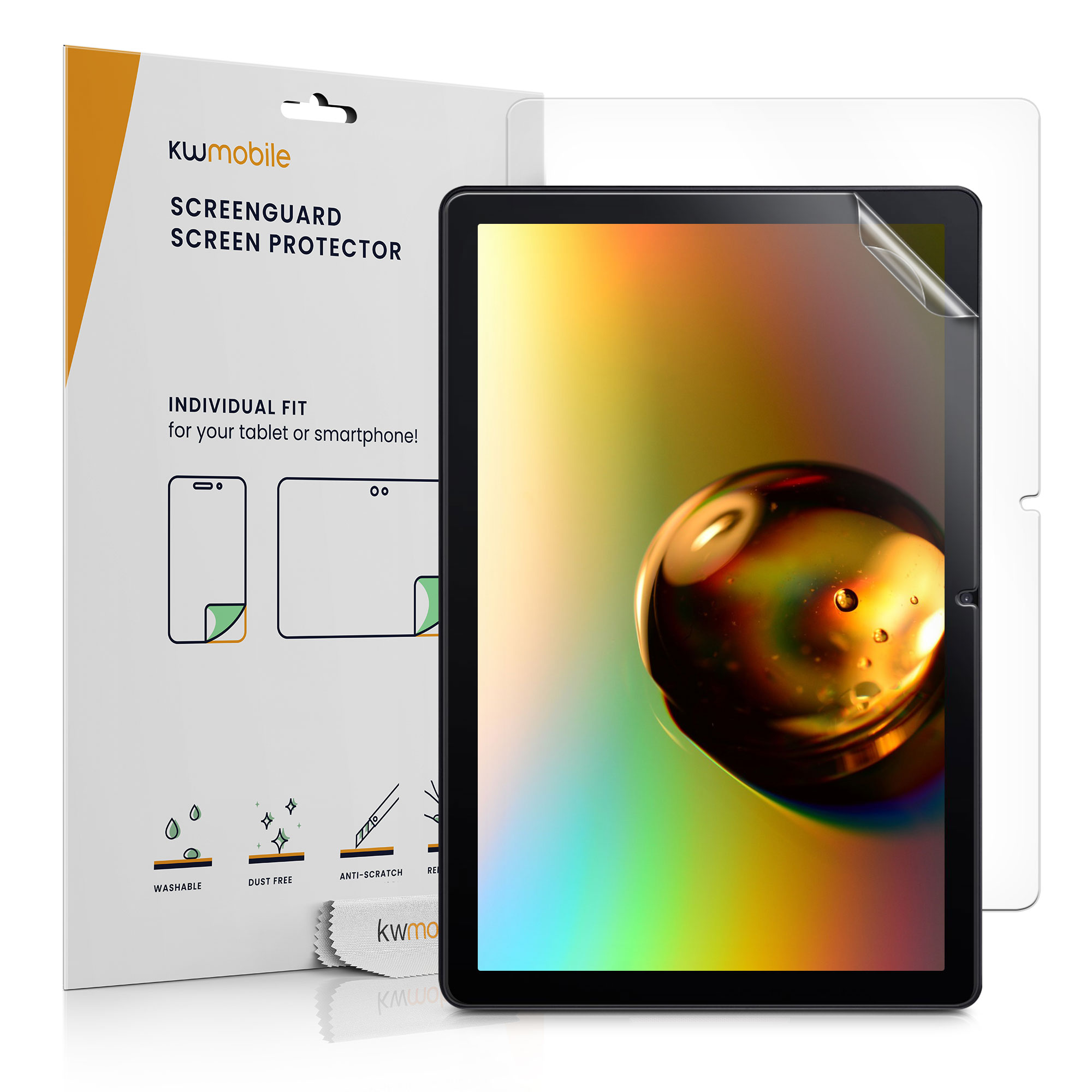 2x Ochranná fólie na tablet kwmobile pro Acer Iconia Tab M10 - čirá
