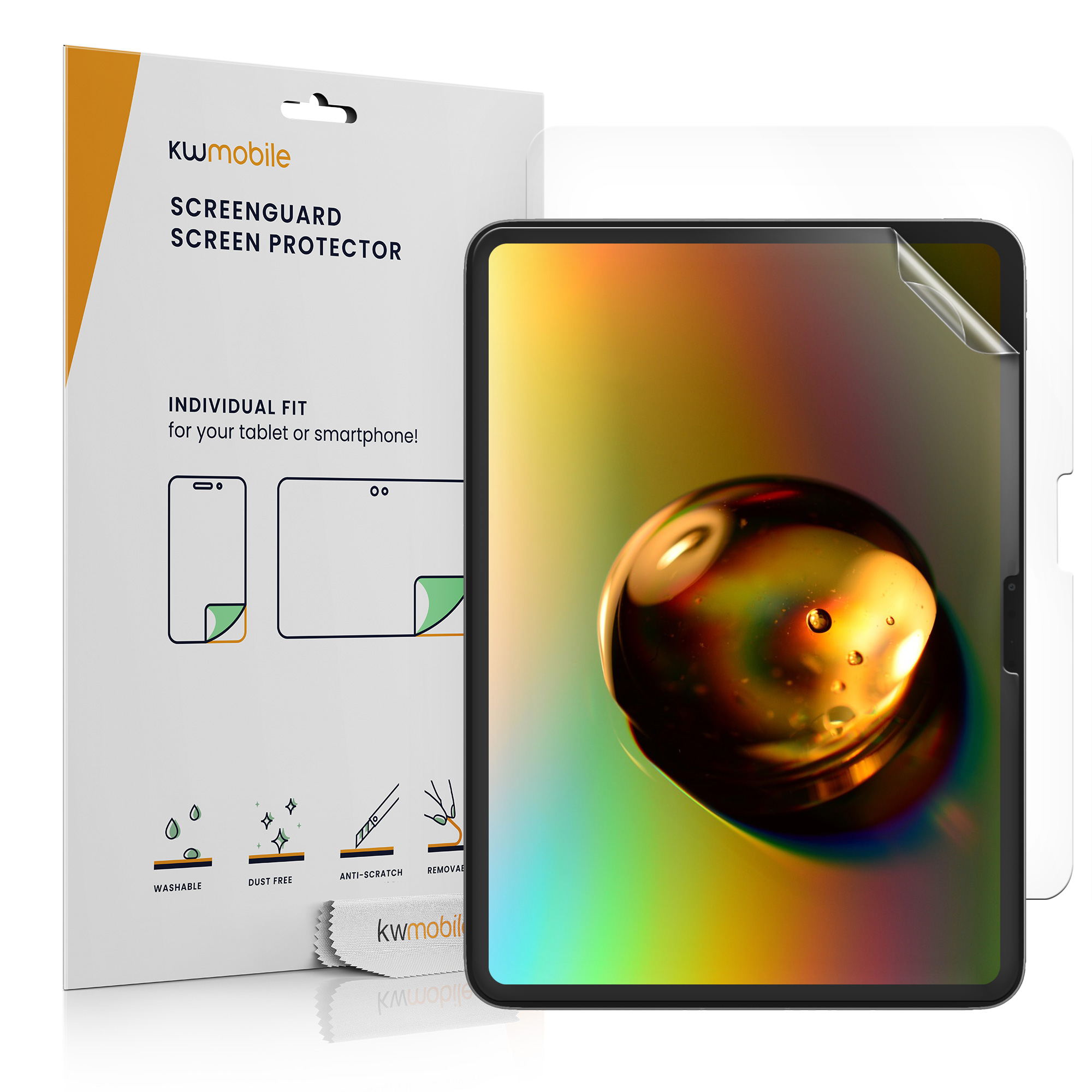 Ochranná fólie kwmobile iPad Pro 11″ (2024) - 2 ks, anti-fingerprint