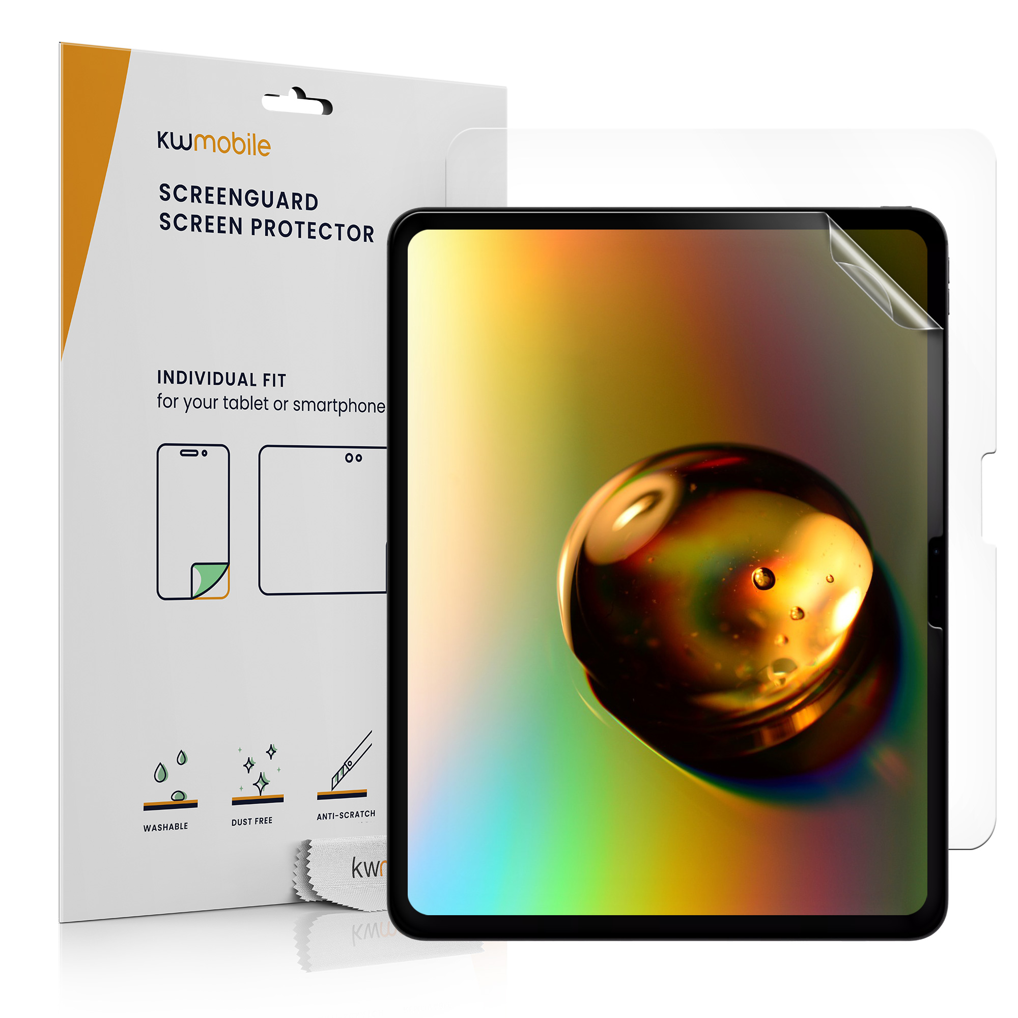 Ochranná fólie kwmobile iPad Pro 13″ (2024) - 2 ks, anti-fingerprint