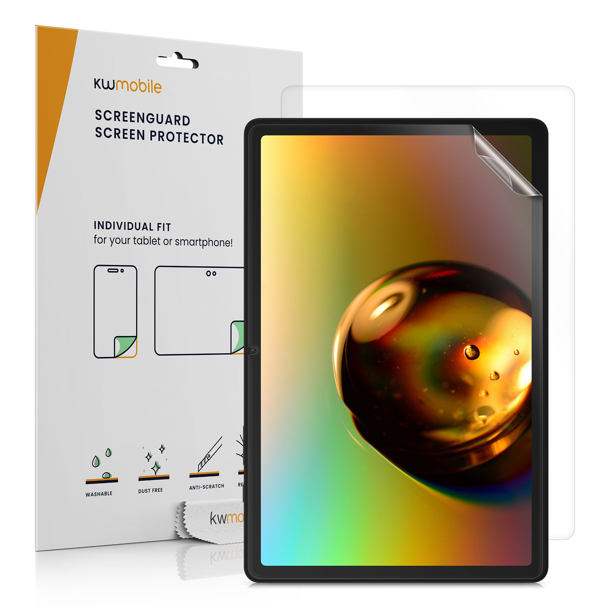 2x Matná ochranná fólie na tablet Galaxy Tab A9+ kwmobile matná