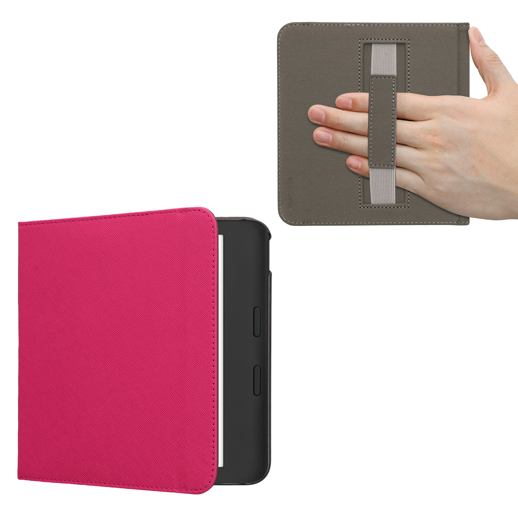 Pouzdro pro Kobo Libra Colour kwmobile - neonově růžová