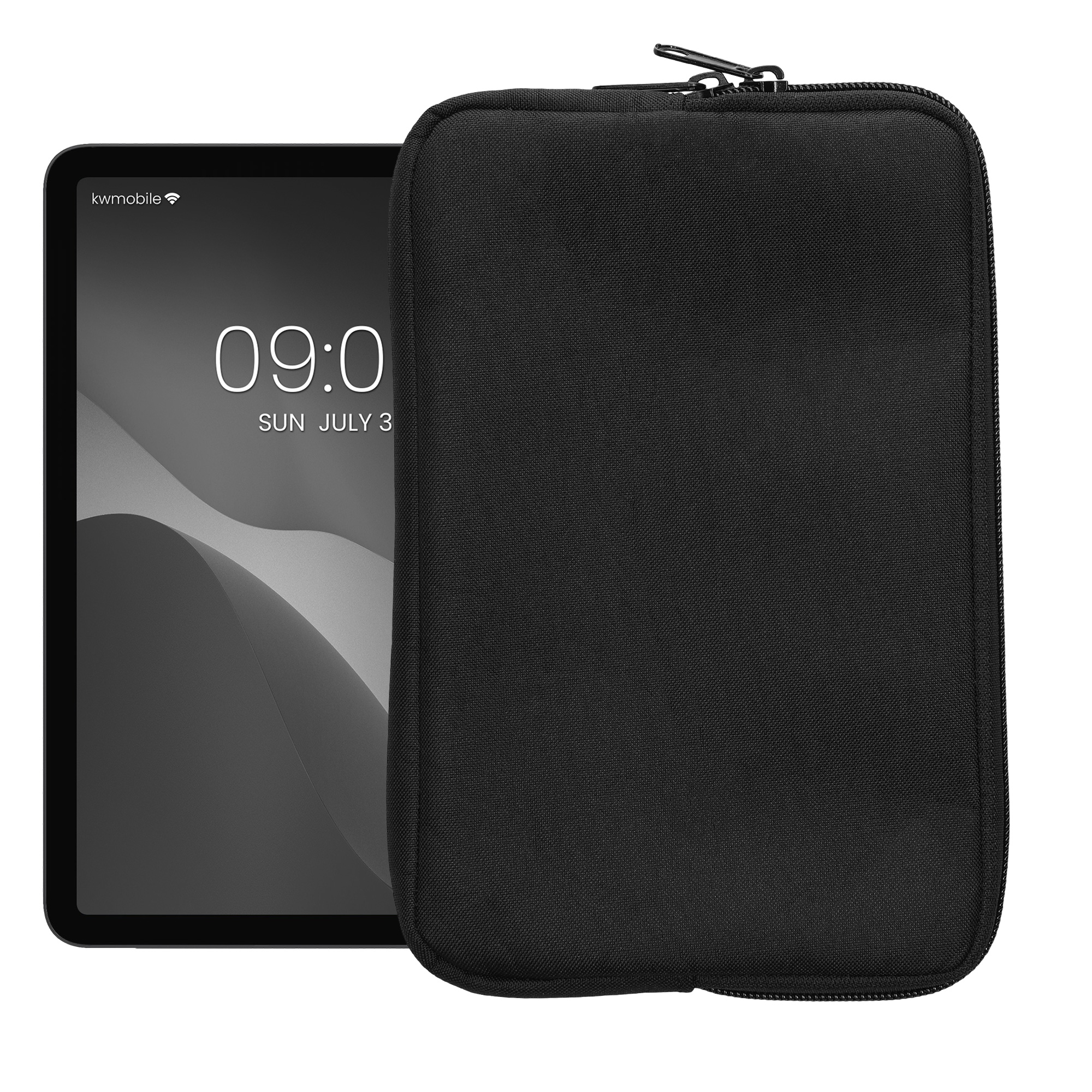 Látkové pouzdro tablet kwmobile universální černá