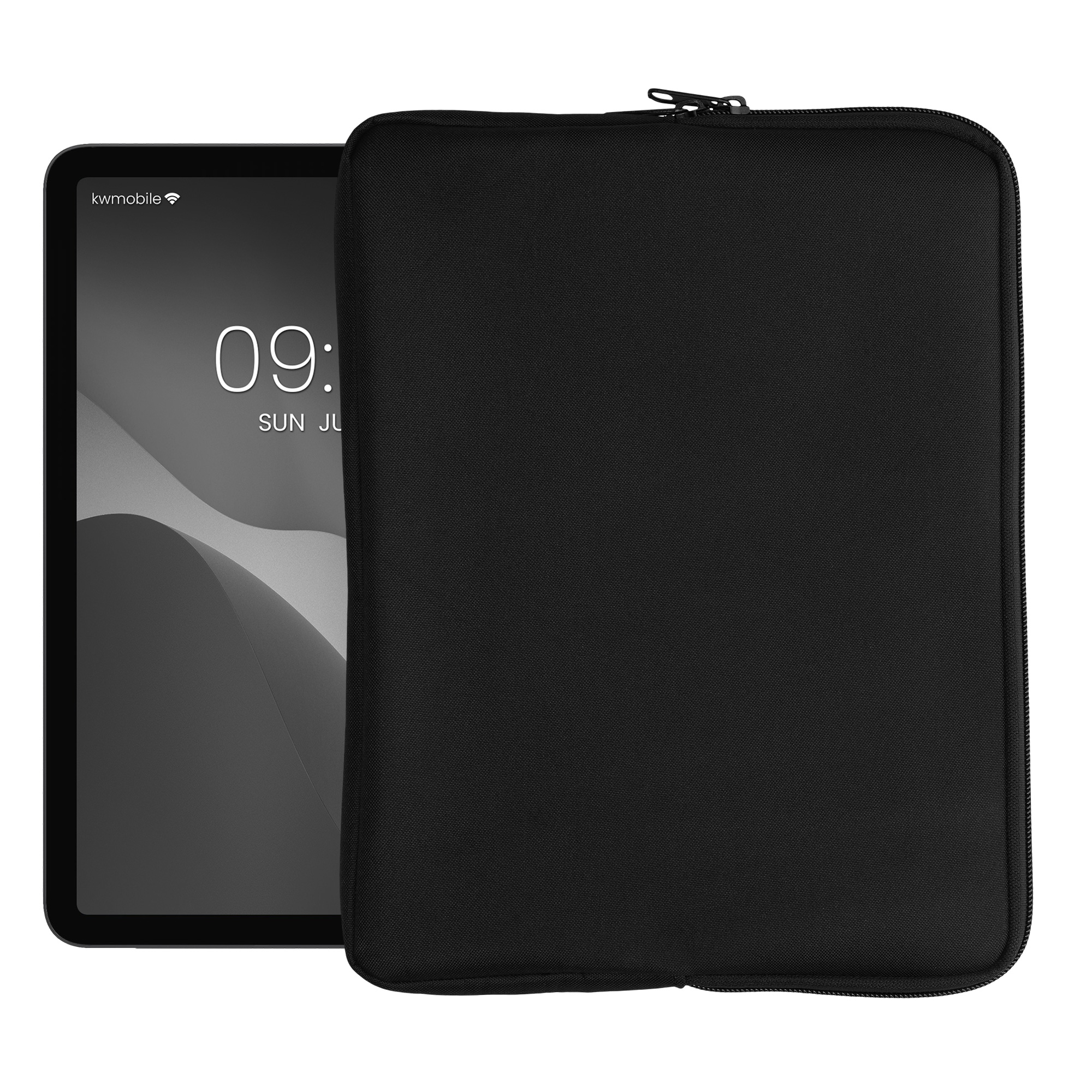 Pouzdro na tablet kwmobile Fabric Tablet Sleeve černá