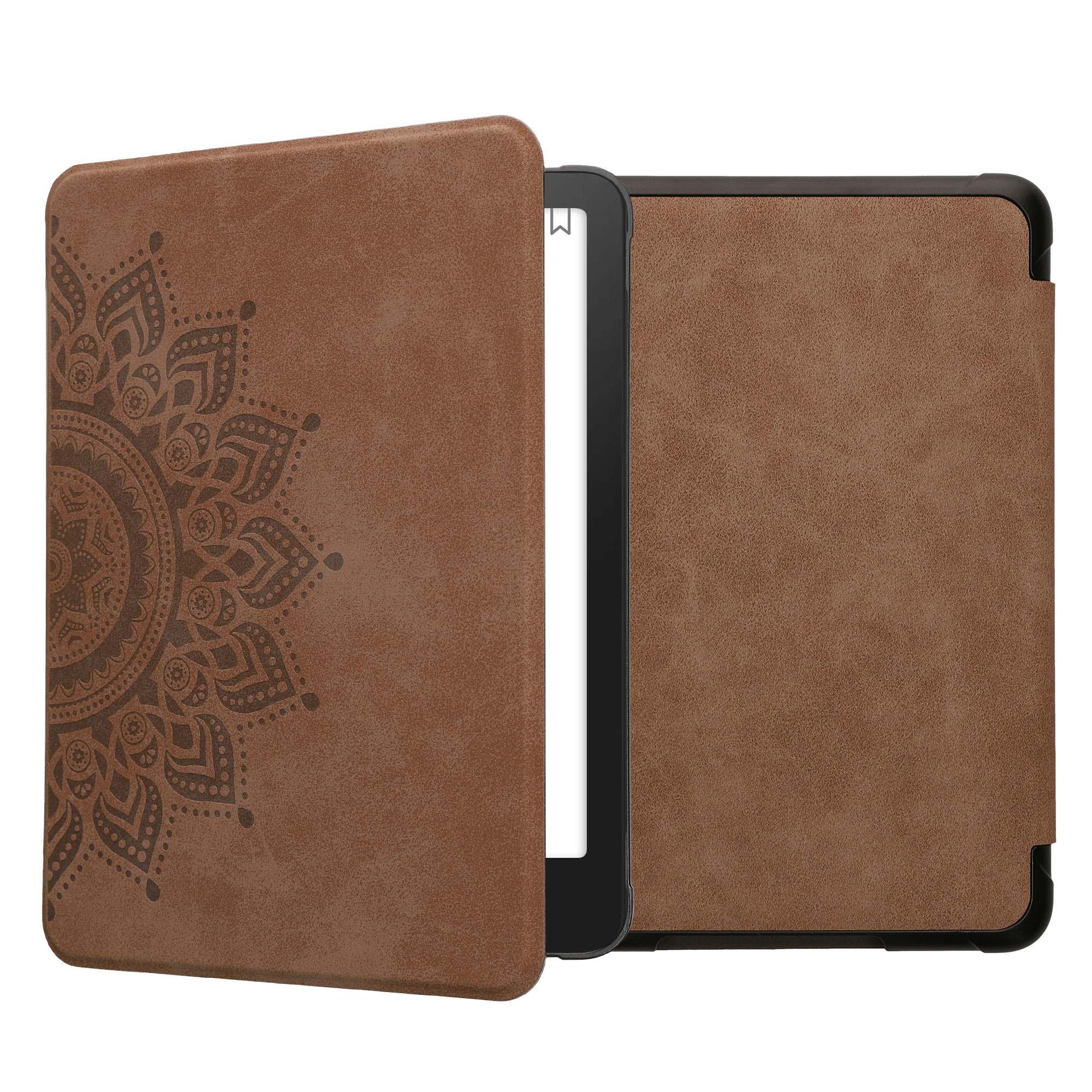Pouzdro na čtečku kwmobile Kindle Paperwhite 2024 / Colorsoft - Rising Sun hnědá