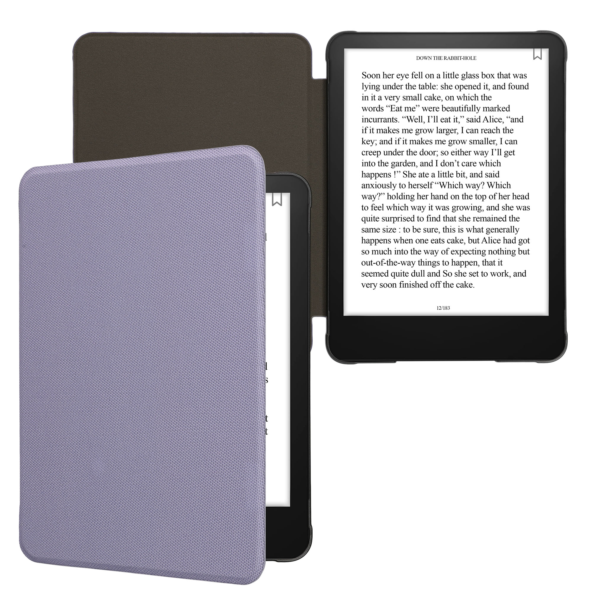 Pouzdro na čtečku kwmobile pro Amazon Kindle Paperwhite (2024)/Colorsoft - levandulová