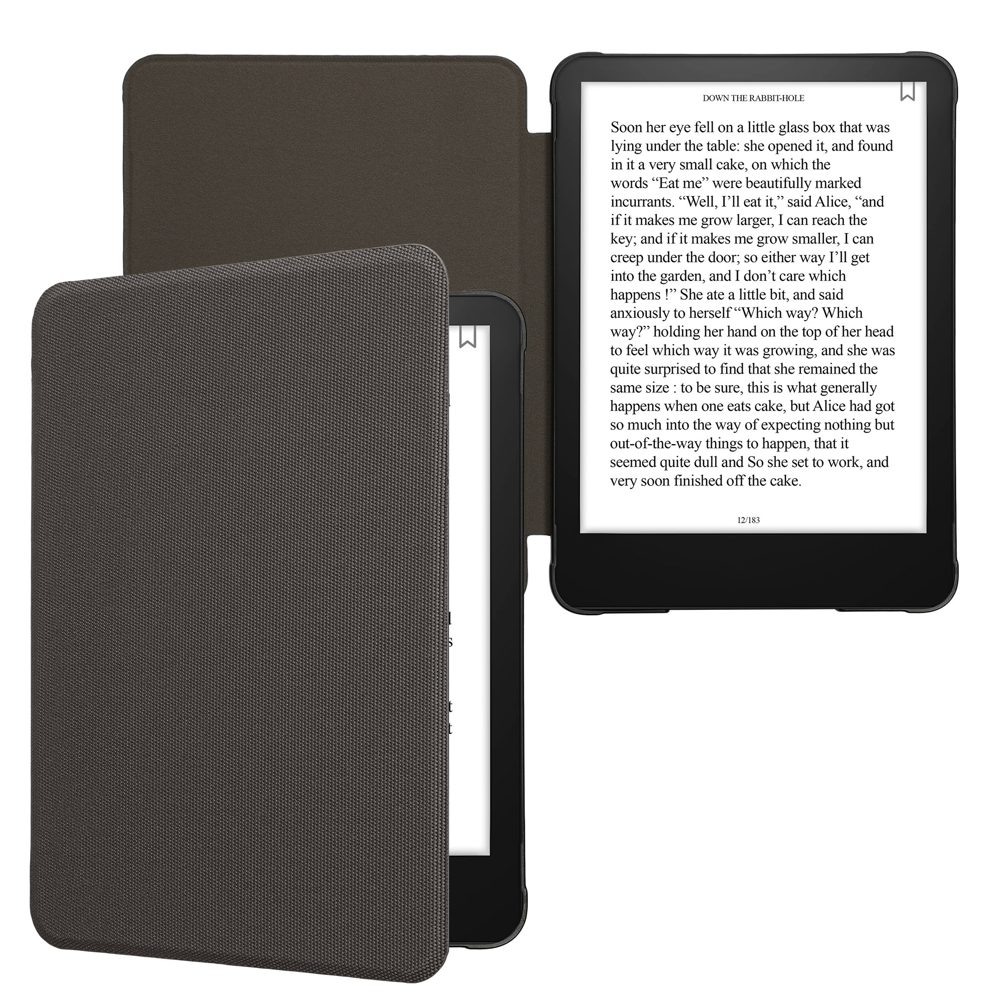 Pouzdro na čtečku kwmobile pro Amazon Kindle Paperwhite (2024)/Colorsoft - antracitová