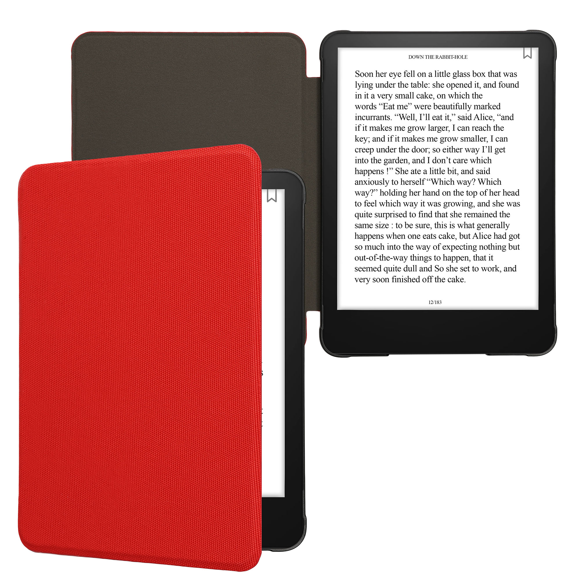 Pouzdro na čtečku kwmobile pro Amazon Kindle Paperwhite (2024)/Colorsoft - červená