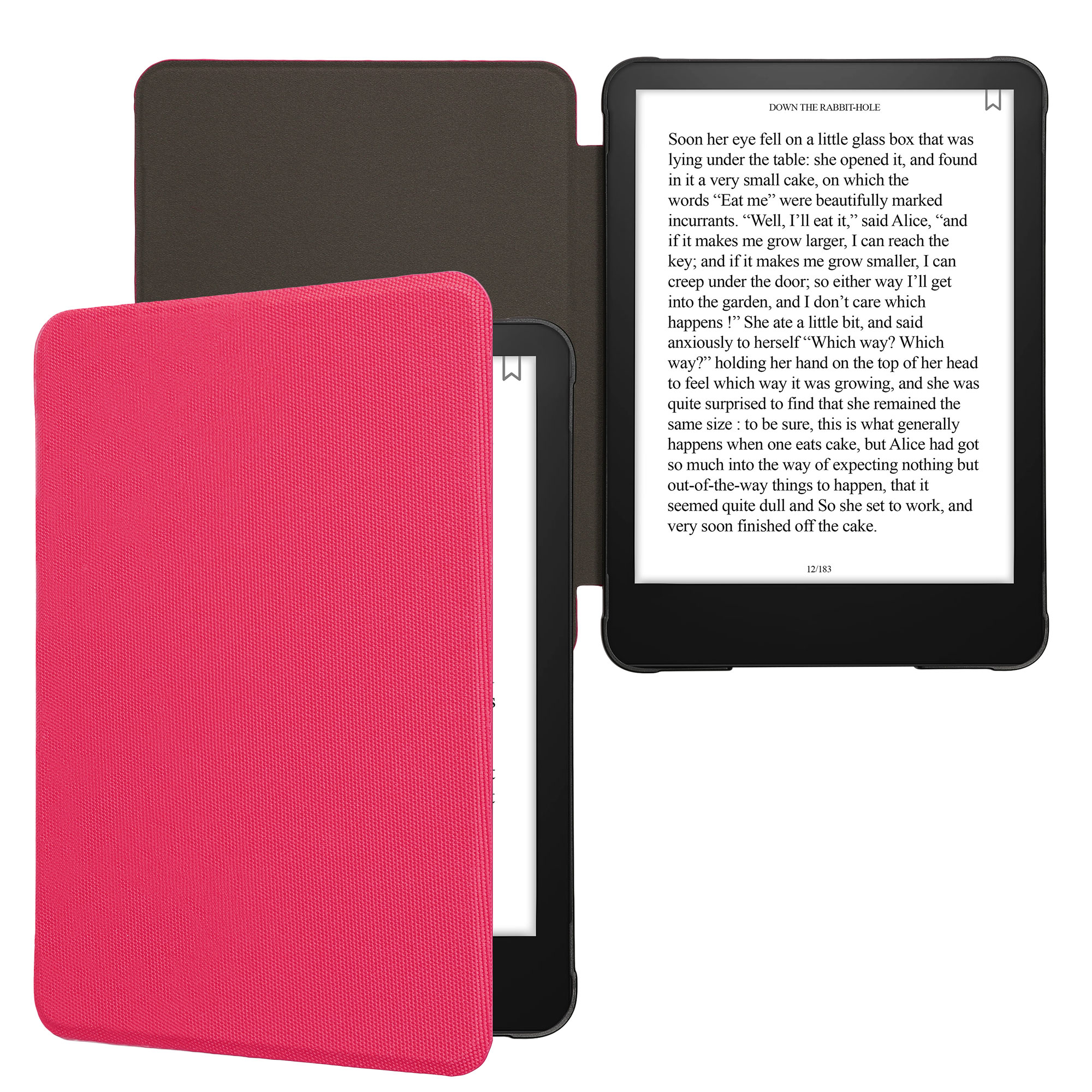 Pouzdro na čtečku kwmobile Kindle Paperwhite 2024 / Colorsoft - růžová