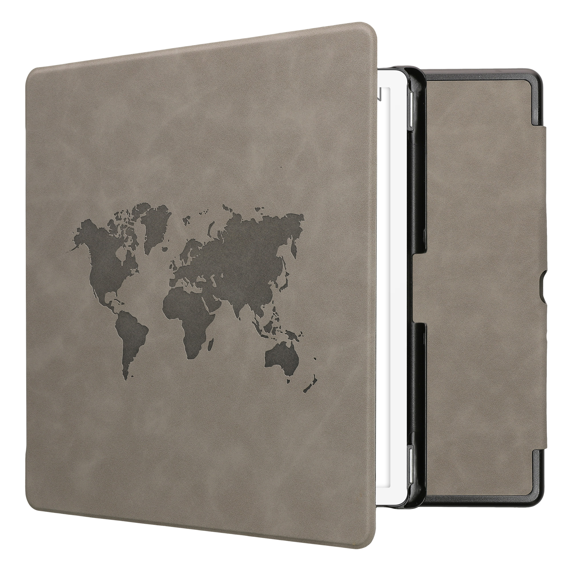 Pouzdro na čtečku kwmobile Kindle Scribe 2024 - Travel Outline - šedá