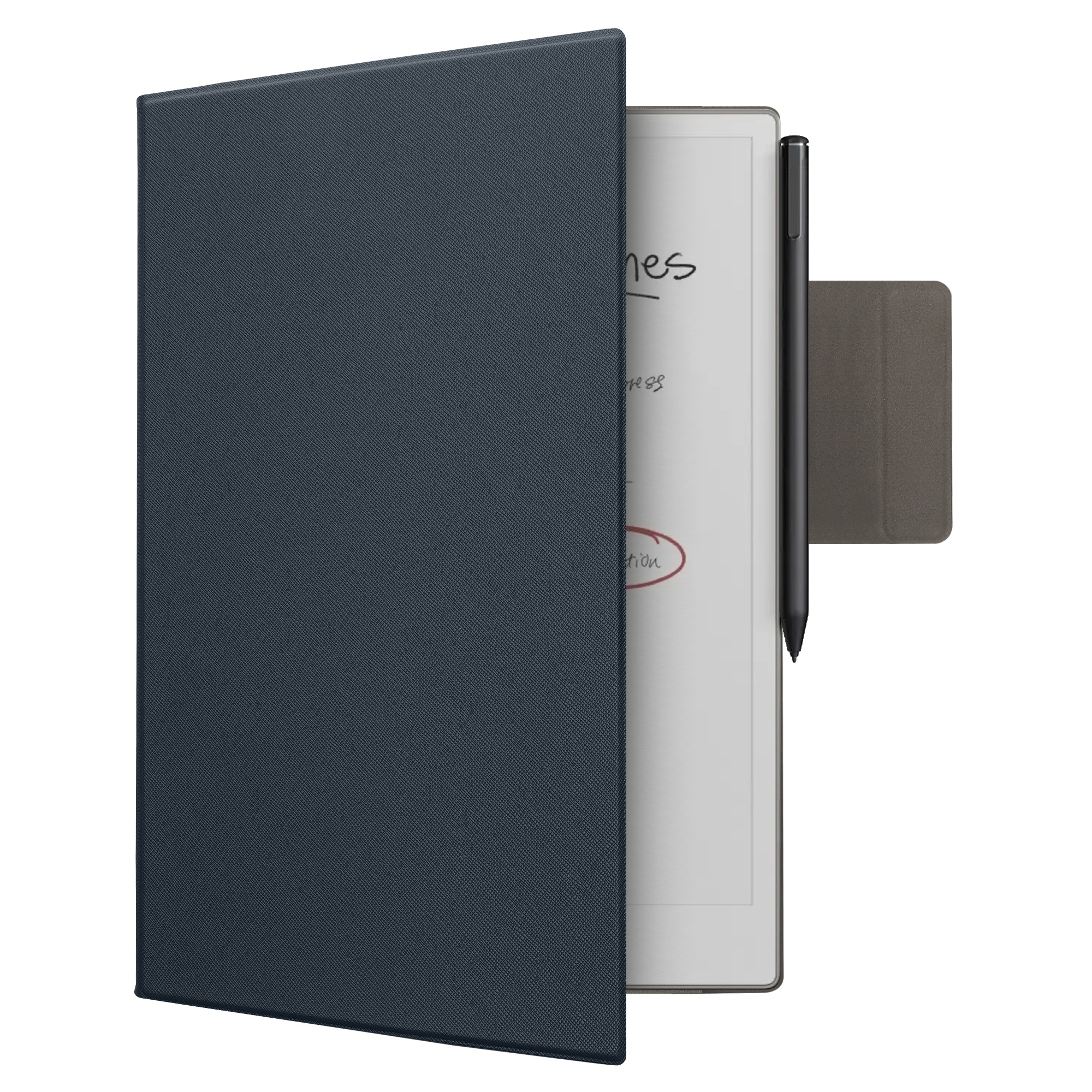 Pouzdro na tablet pro Remarkable Paper Pro kwmobile z eko kůže - tmavě modrá