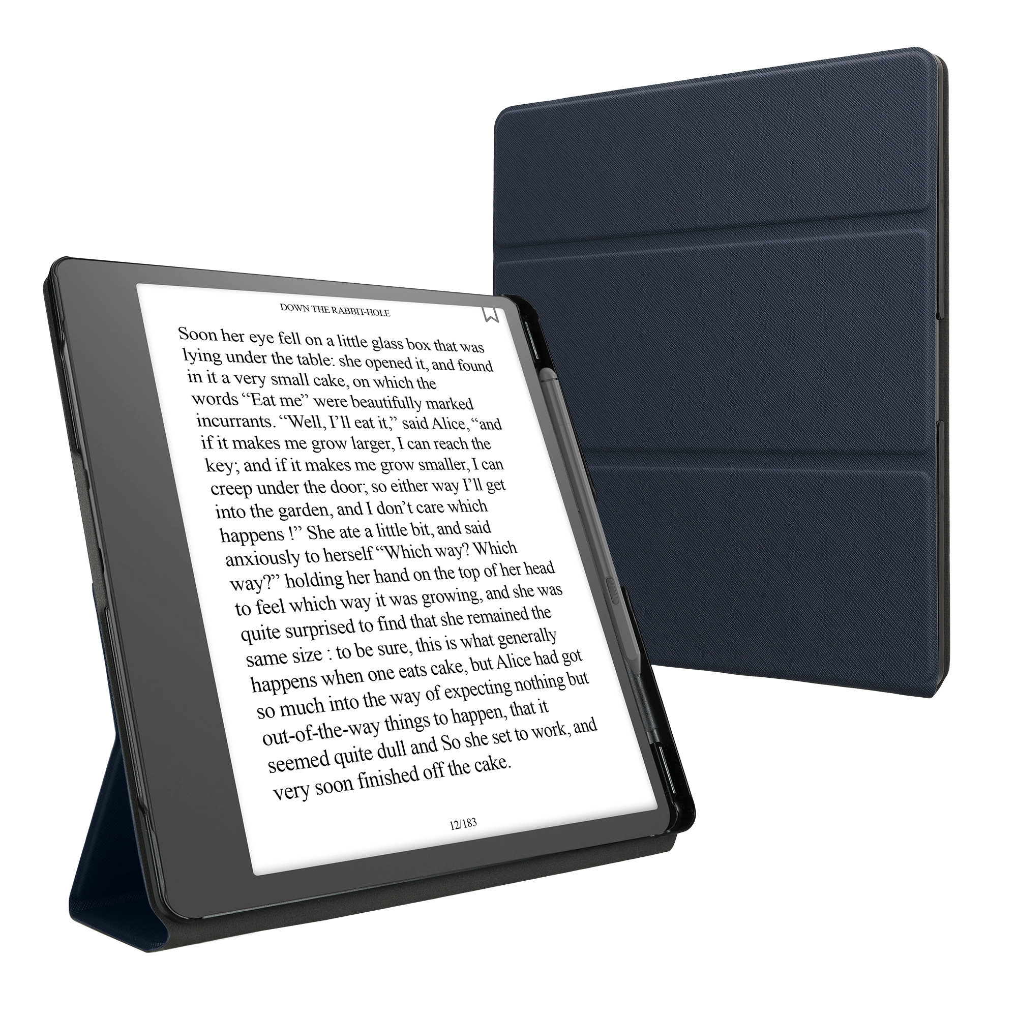 Pouzdro na čtečku kwmobile Kindle Scribe 2022/2024 - tmavě modrá