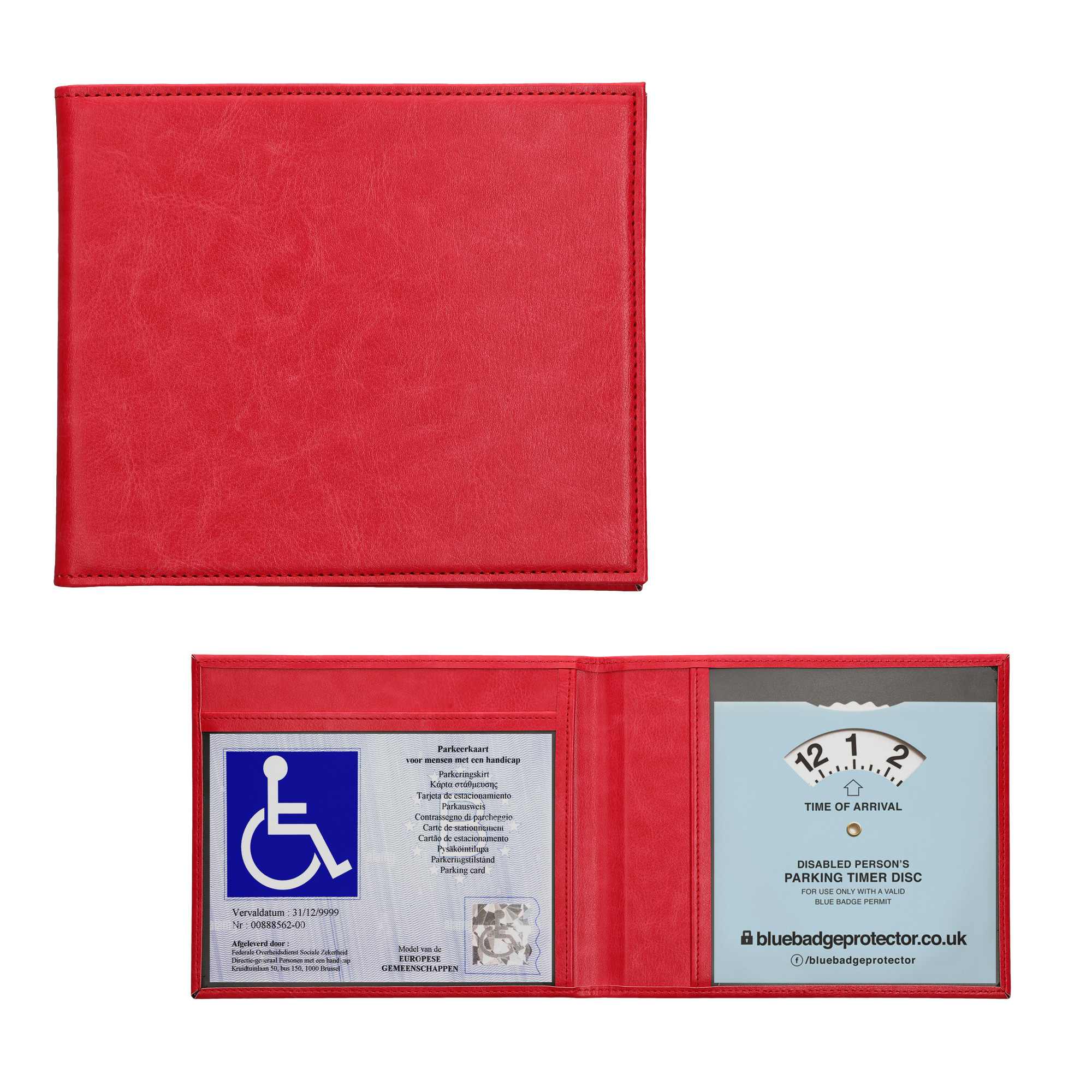 Pouzdro na průkaz Severely Handicapped Pass (German) kwmobile - neonově růžová