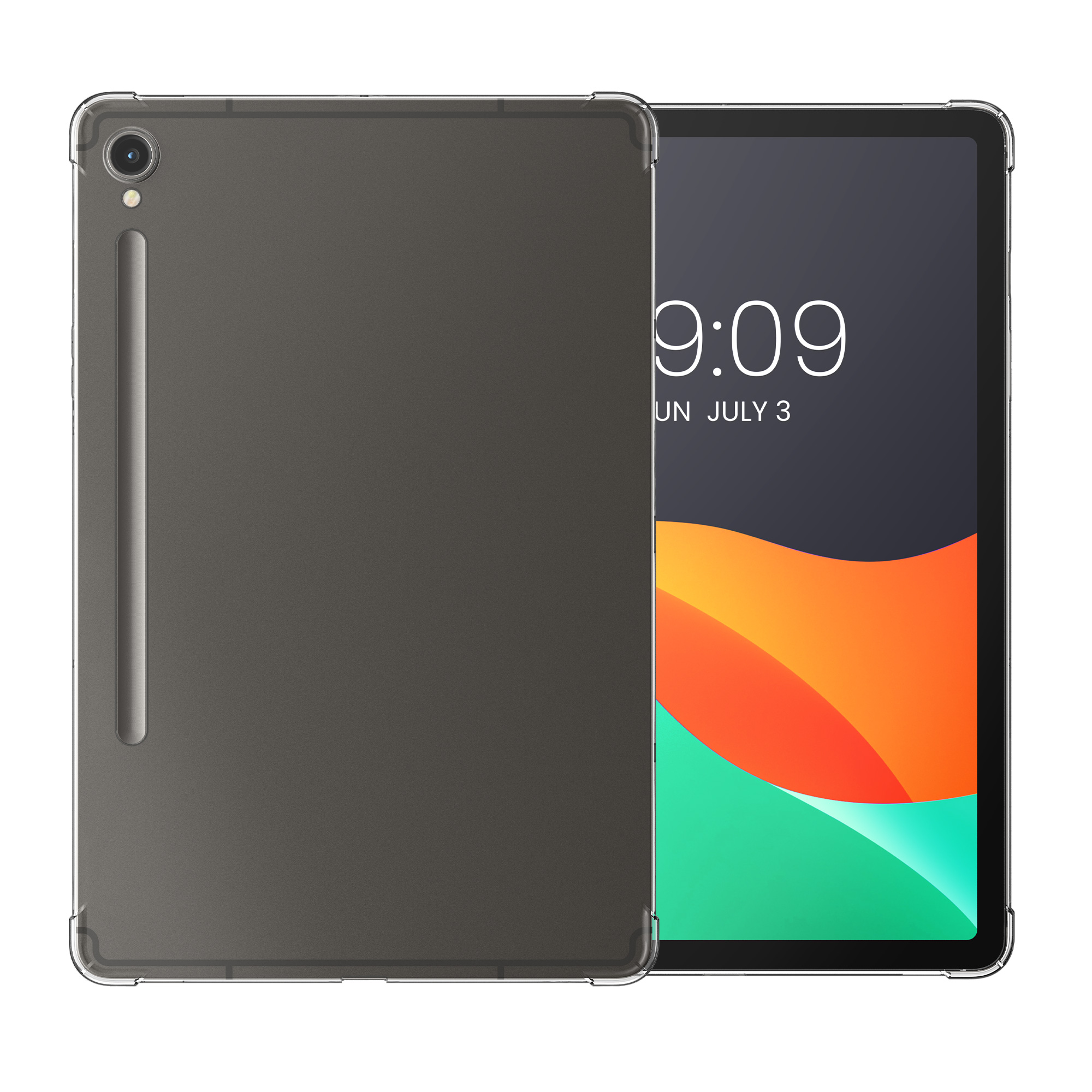 Zadní obal na tablet Galaxy Tab S9 FE kwmobile transparentní
