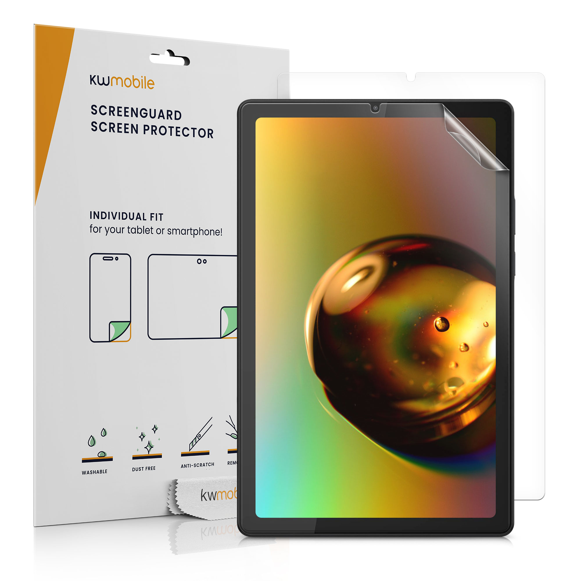 2x Ochranná fólie Lenovo Smart Tab M9 kwmobile - 2x anti-fingerprint film shield for tablet