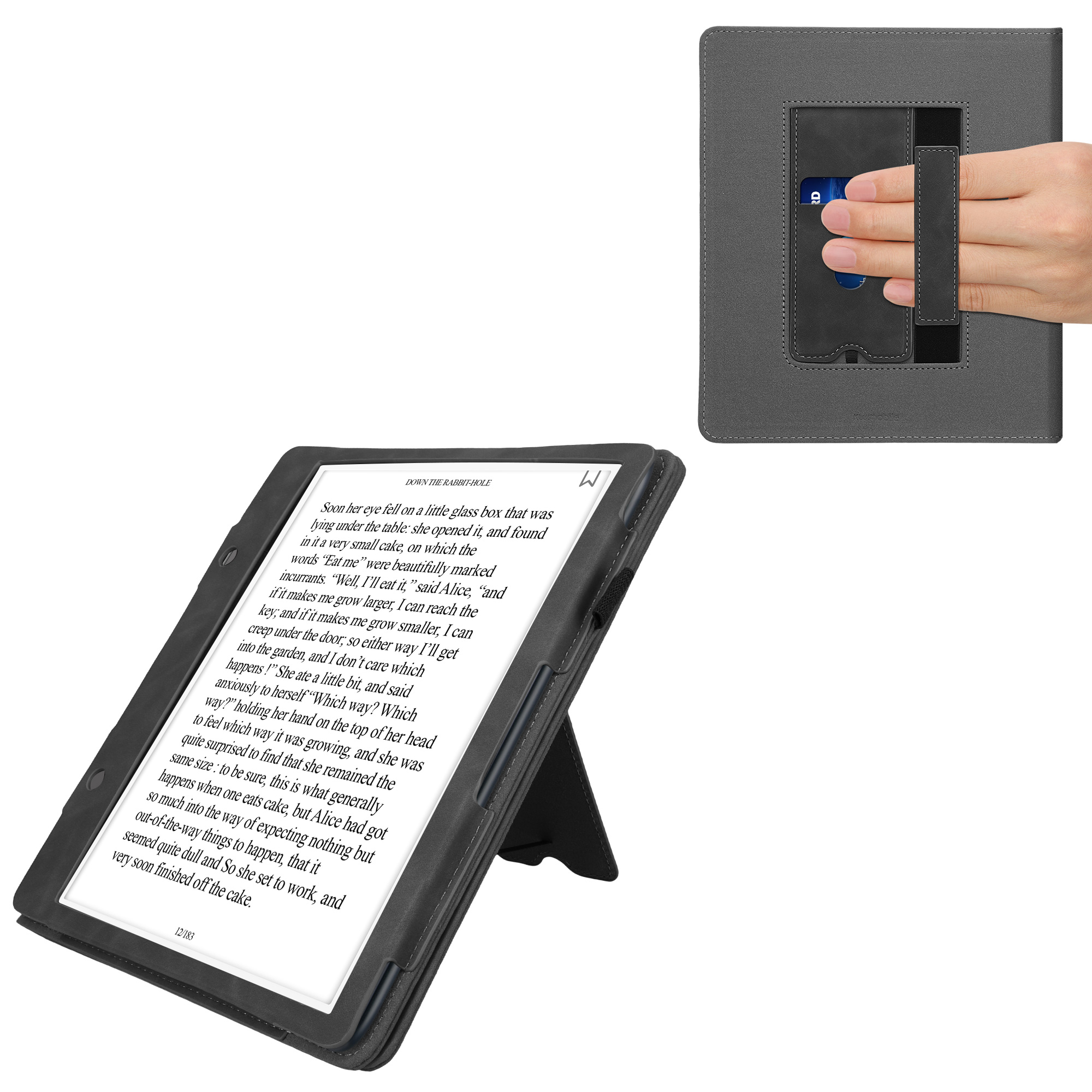 Pouzdro na čtečku kwmobile Kindle Scribe 2022/2024 - tmavě šedá