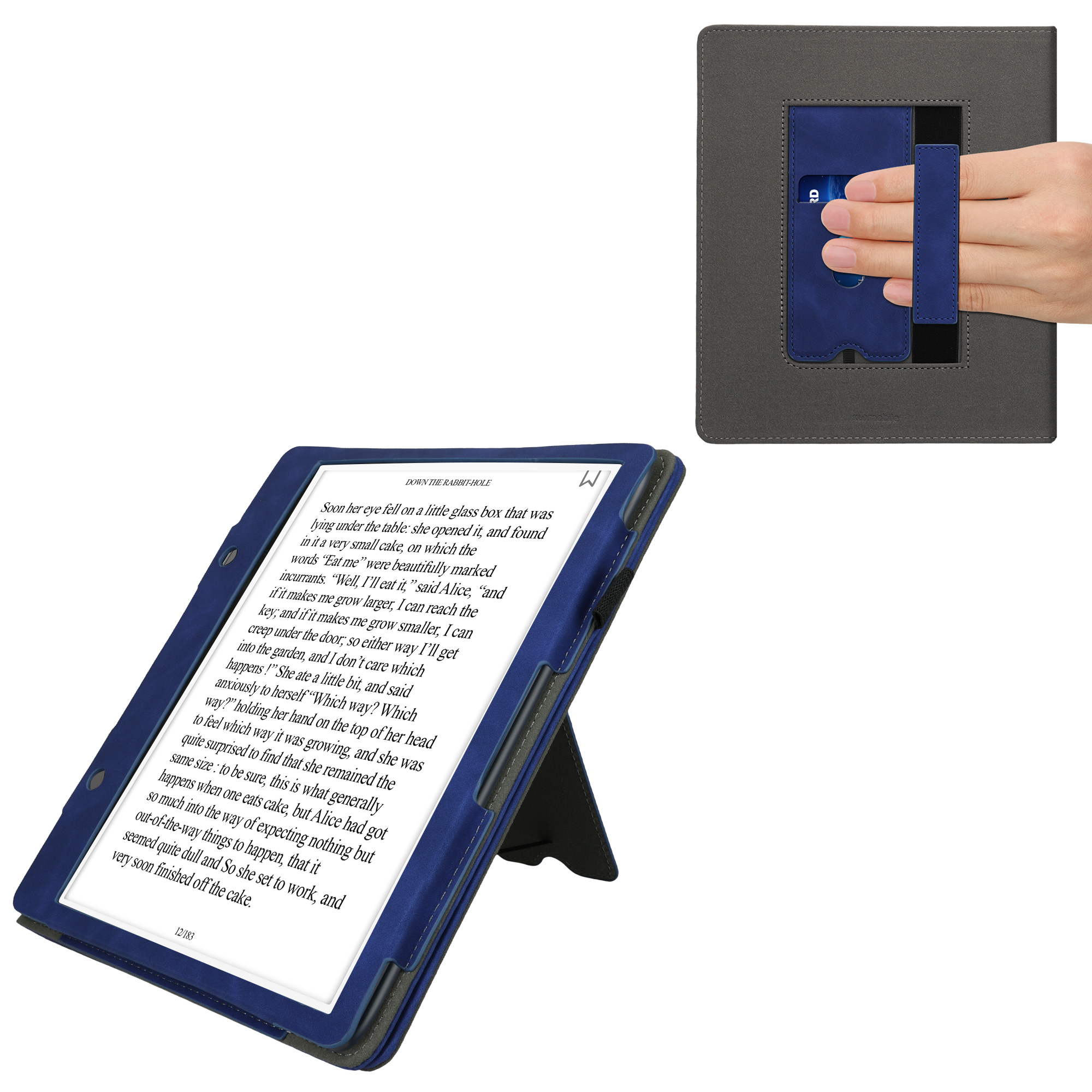 Pouzdro na čtečku kwmobile Kindle Scribe 2022/2024 - tmavě modrá