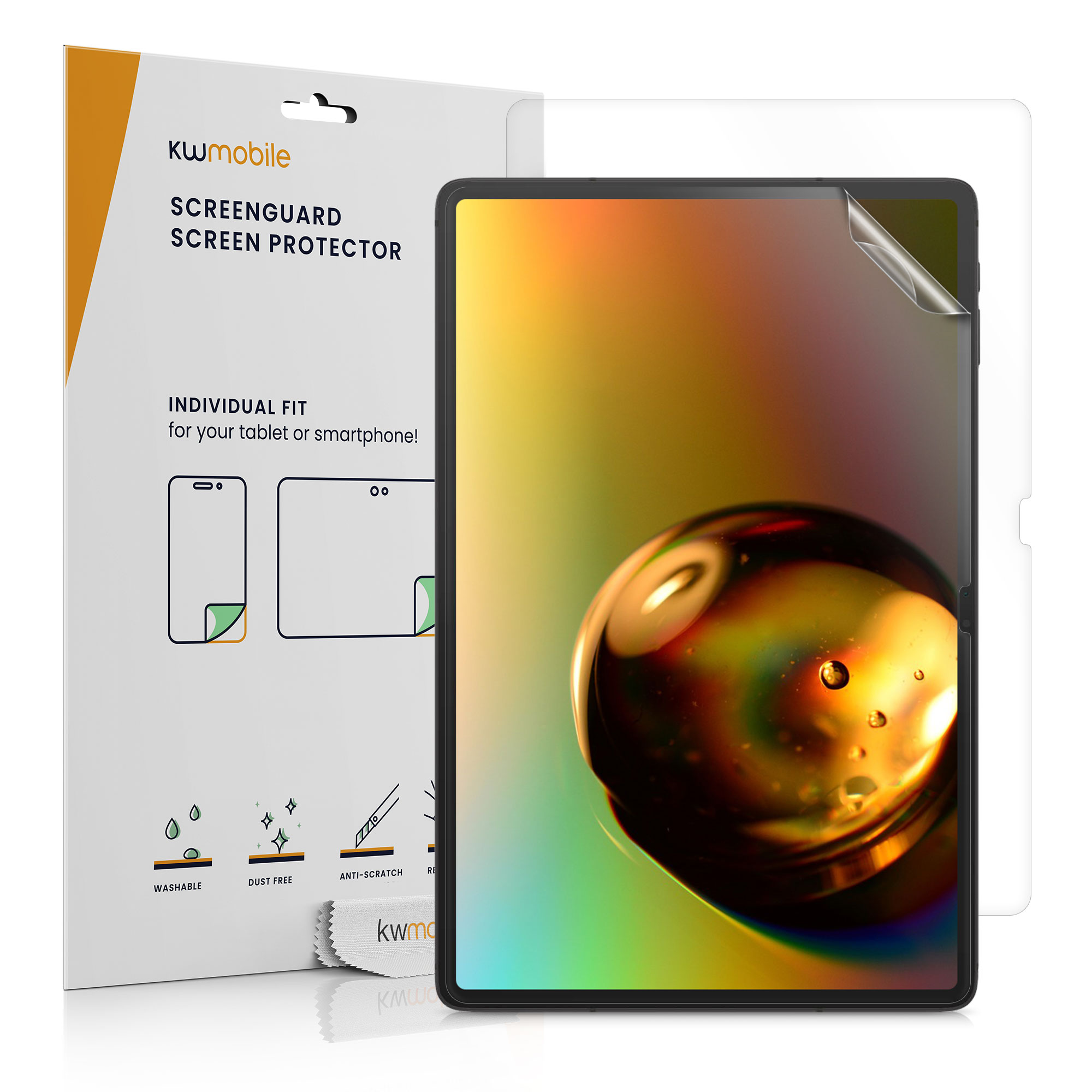 Ochranné fólie na displej pro Samsung Galaxy Tab S10 FE / S10 Lite / S9 FE / S9 kwmobile - sada 2 matných antireflexních fólií