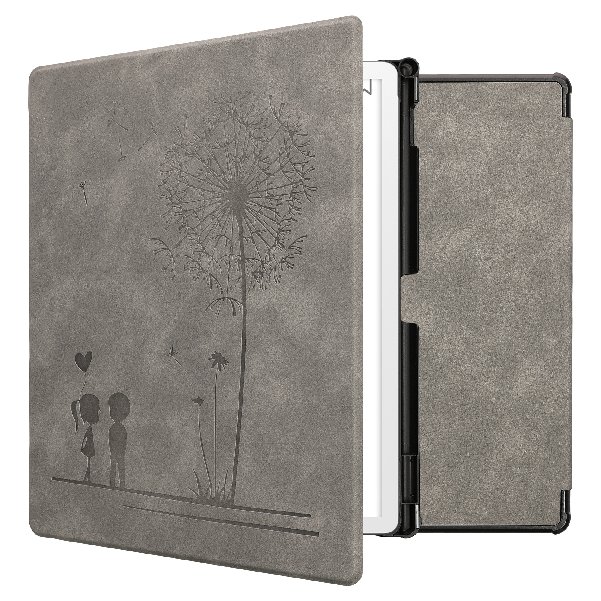 Obal pro Amazon Kindle Scribe 11" (2025) kwmobile - motiv pampeliška s šedá