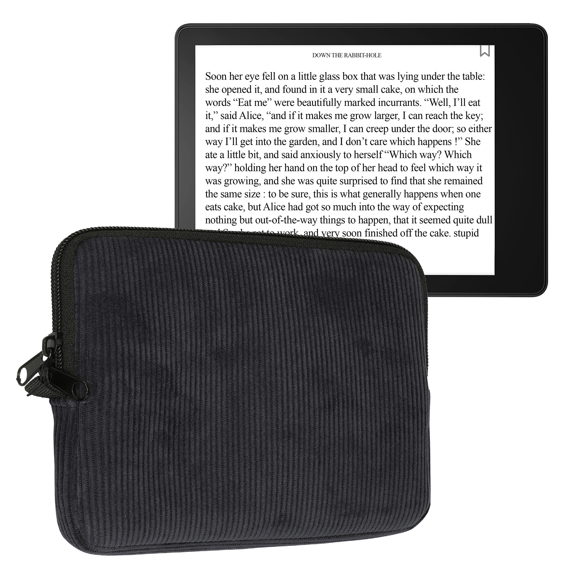 Pouzdro na čtečku pro 6" eReader kwmobile neoprenové - námořnická modrá