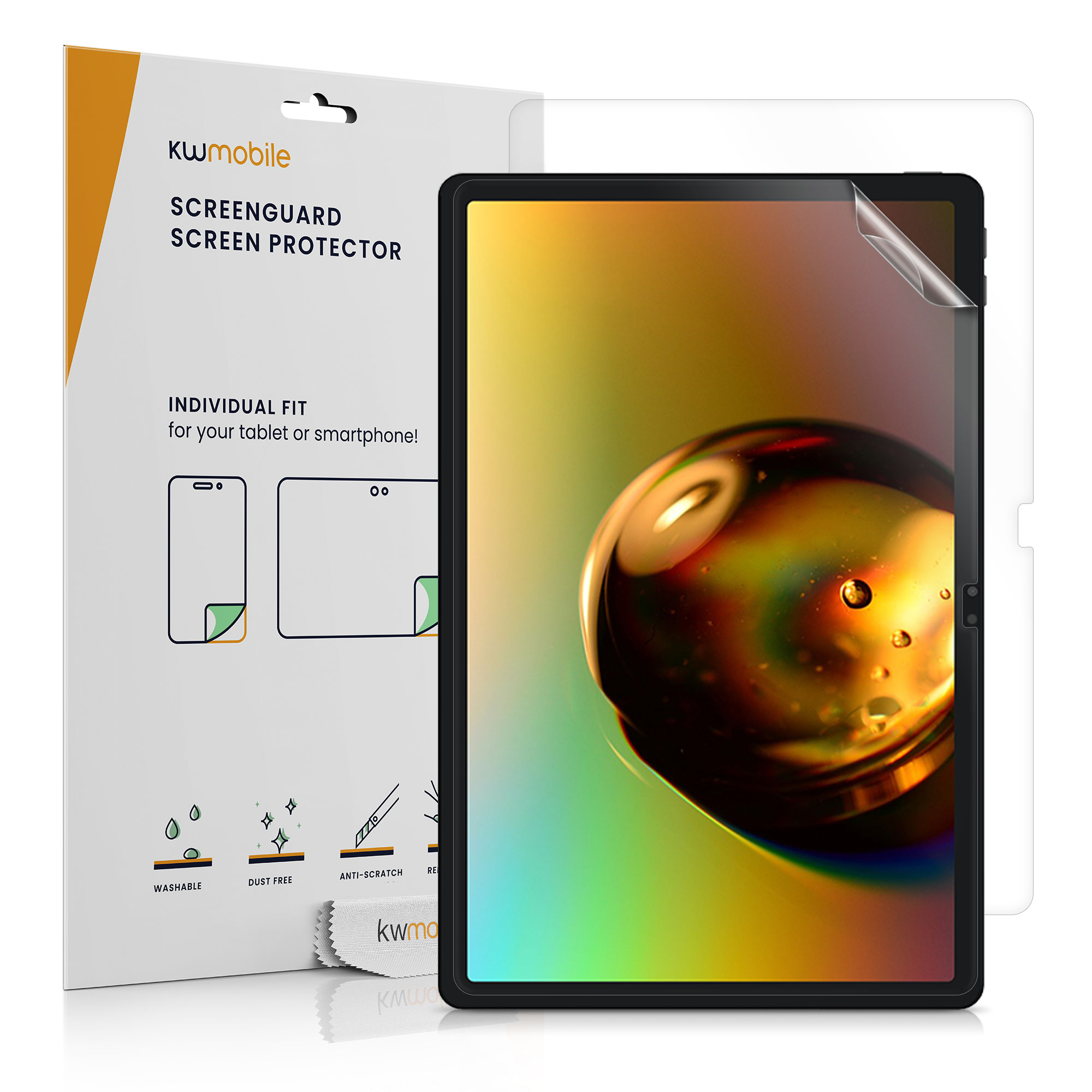 Ochranné fólie na displej pro Lenovo Tab K12 / Idea Tab Plus kwmobile - sada 2 matných antireflexních fólií