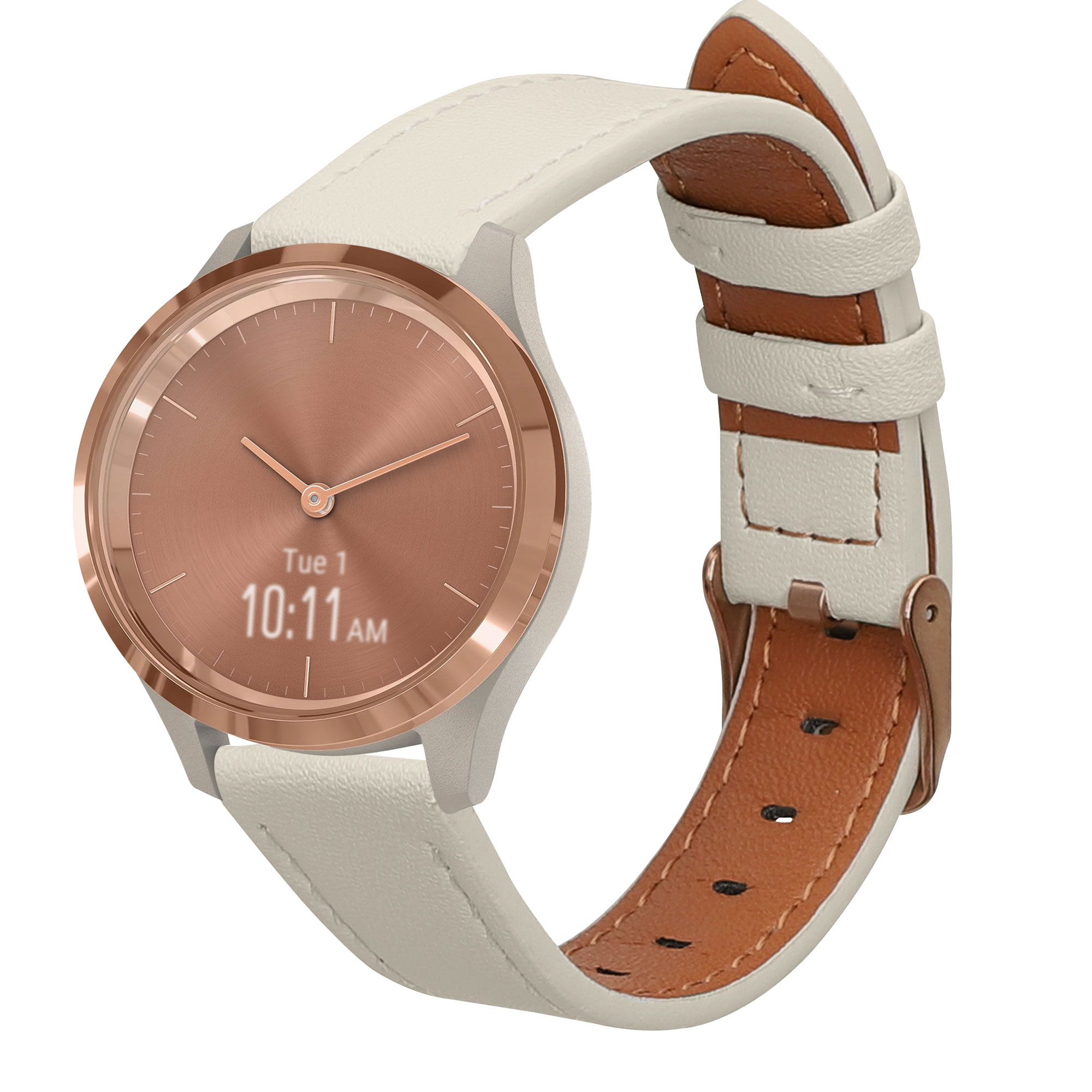 Řemínek kwmobile pro Garmin vivomove 3S / vivoactive 4S Watch - bílá