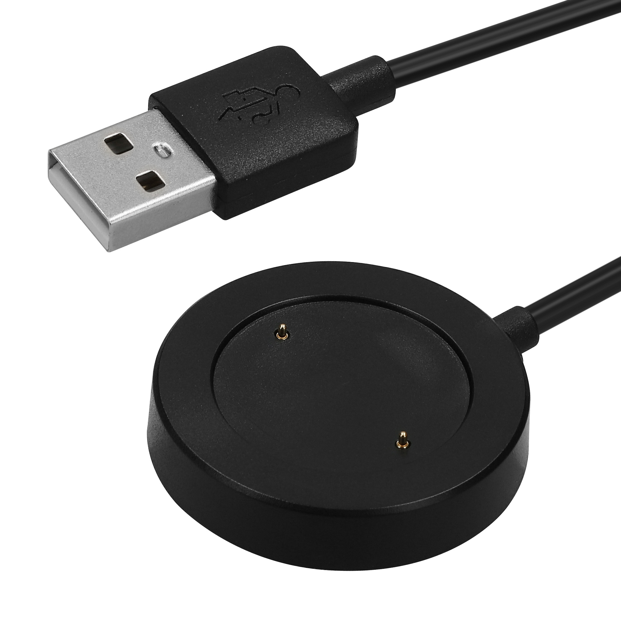 Nabíjecí kabel kwmobile pro HONOR Watch 4 (TMA-L19) / Watch 5 (STL-L19) - černá