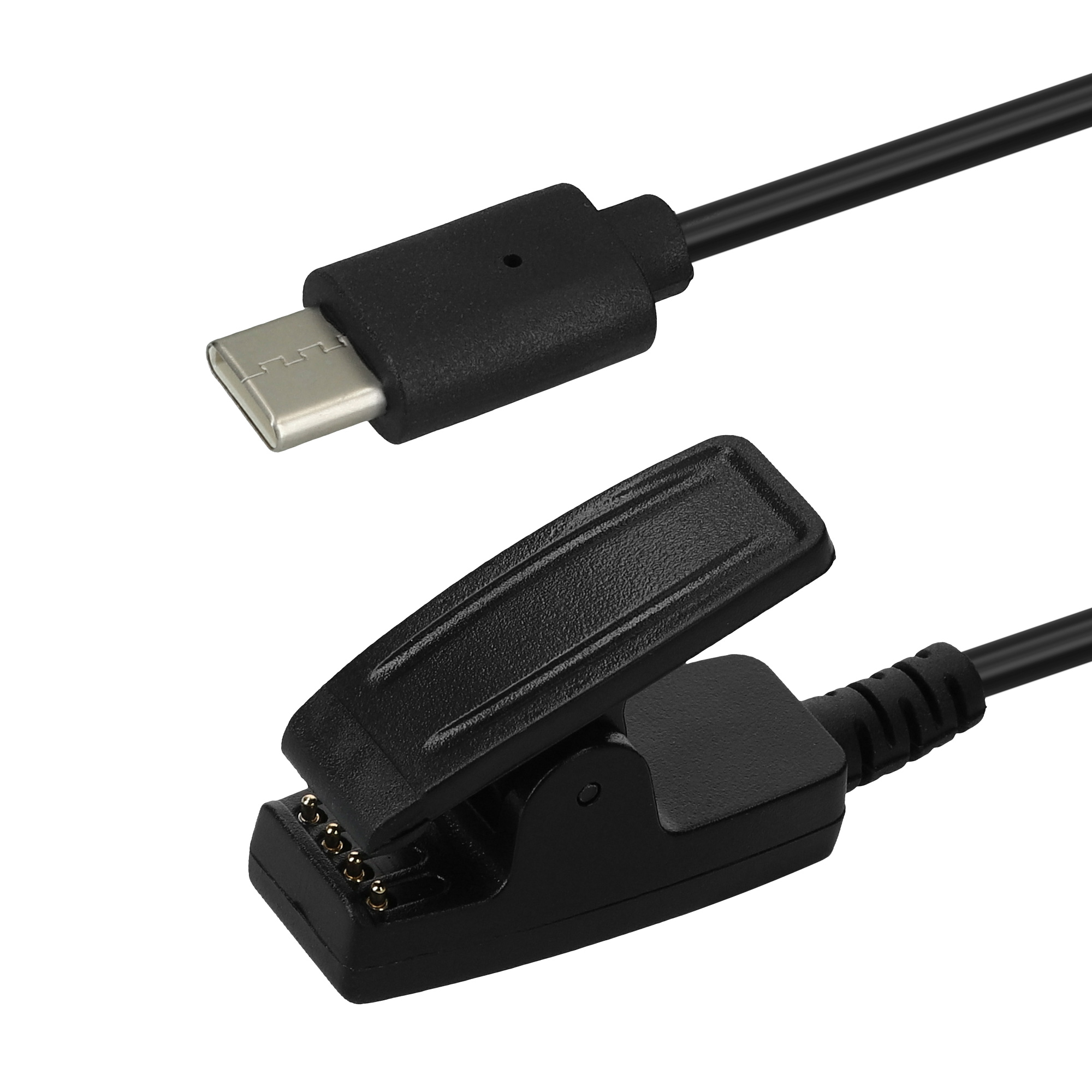 Nabíjecí kabel kwmobile pro Garmin vivomove Trend, Lily, HR, Forerunner 35/30/735XT - černá