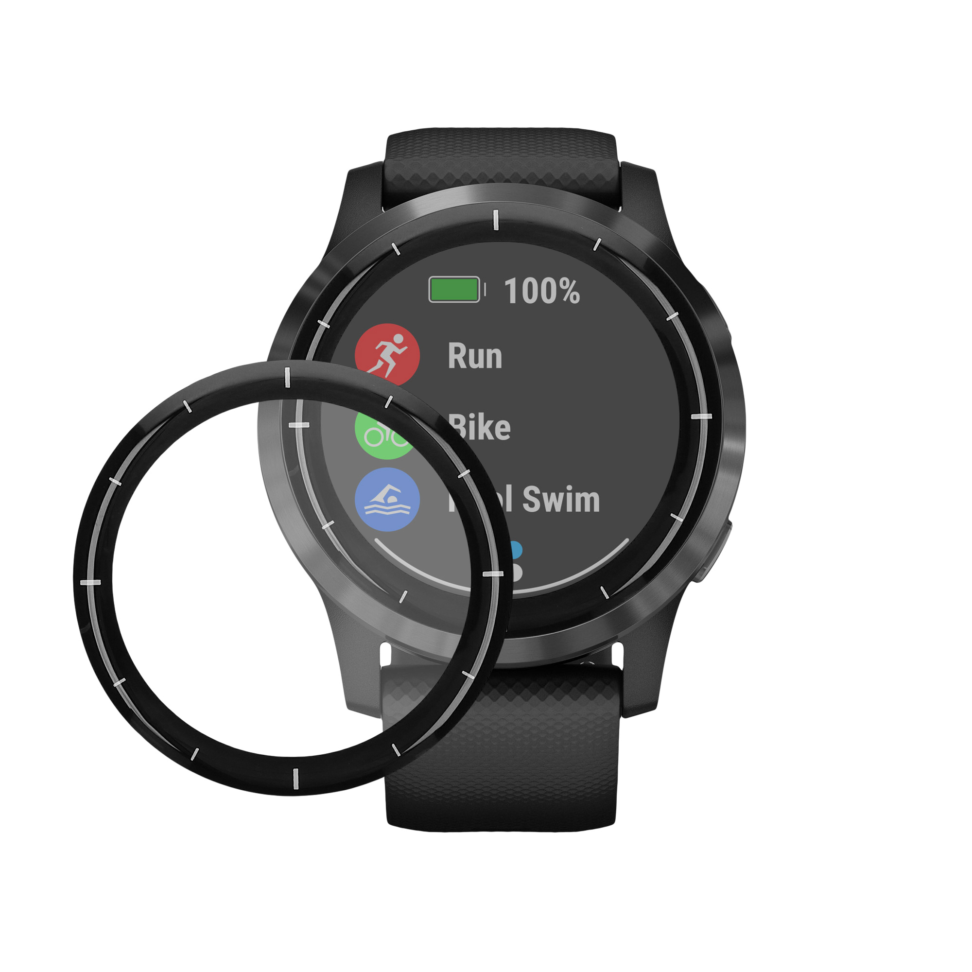 Ochranná fólie kwmobile pro Garmin Vivoactive 4 (45 mm) - 2 ks