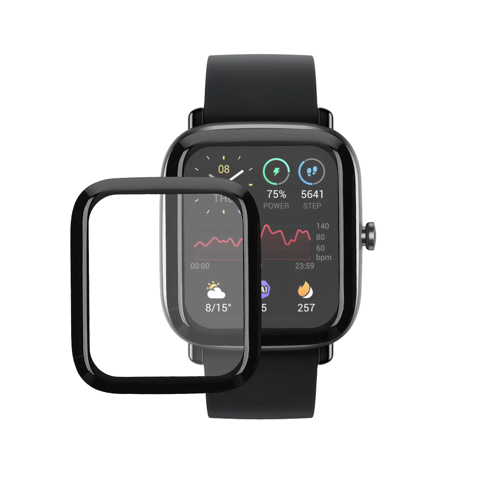 Sada 2 Ochranná fólie pro Huami Amazfit GTS 2 Mini kwmobile