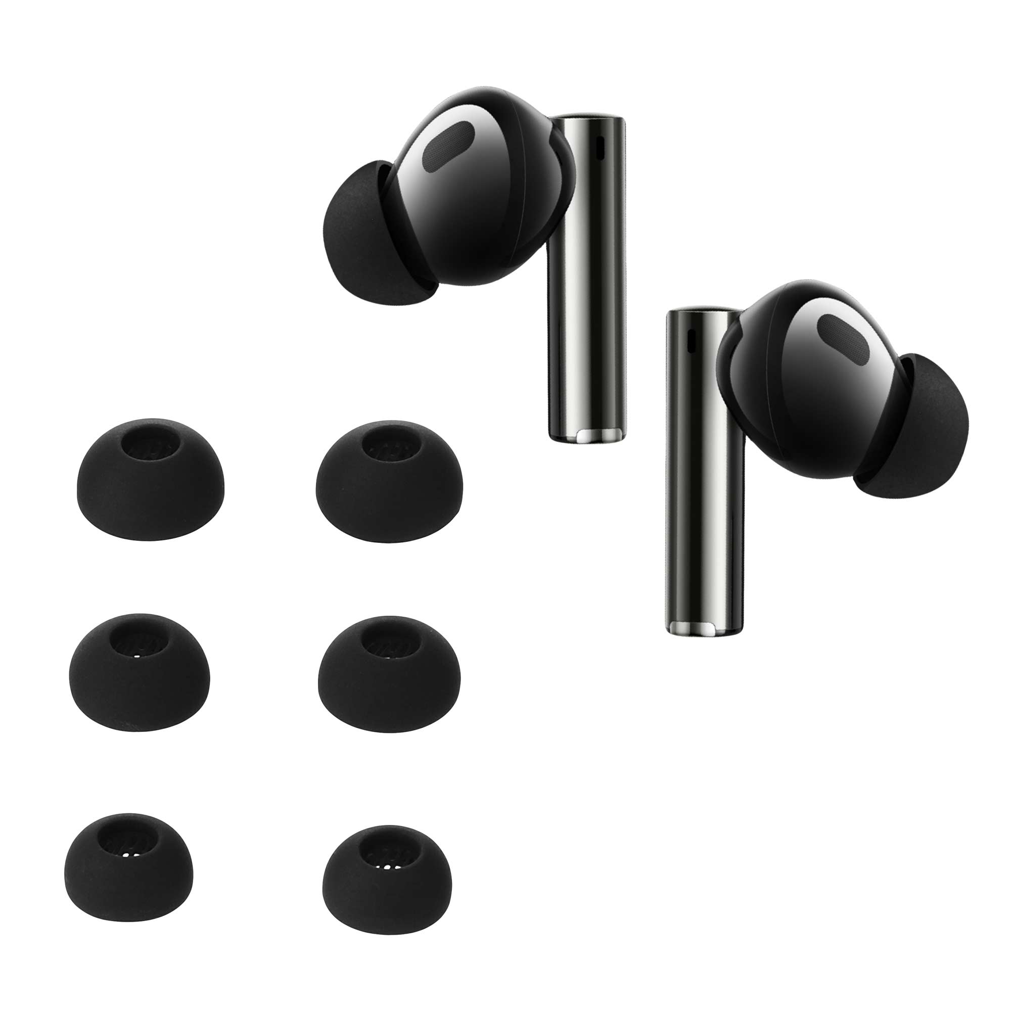 Silikonové špunty náhradní sluchátka Xiaomi Realme Buds Air 5 Pro 6 ks kwmobile