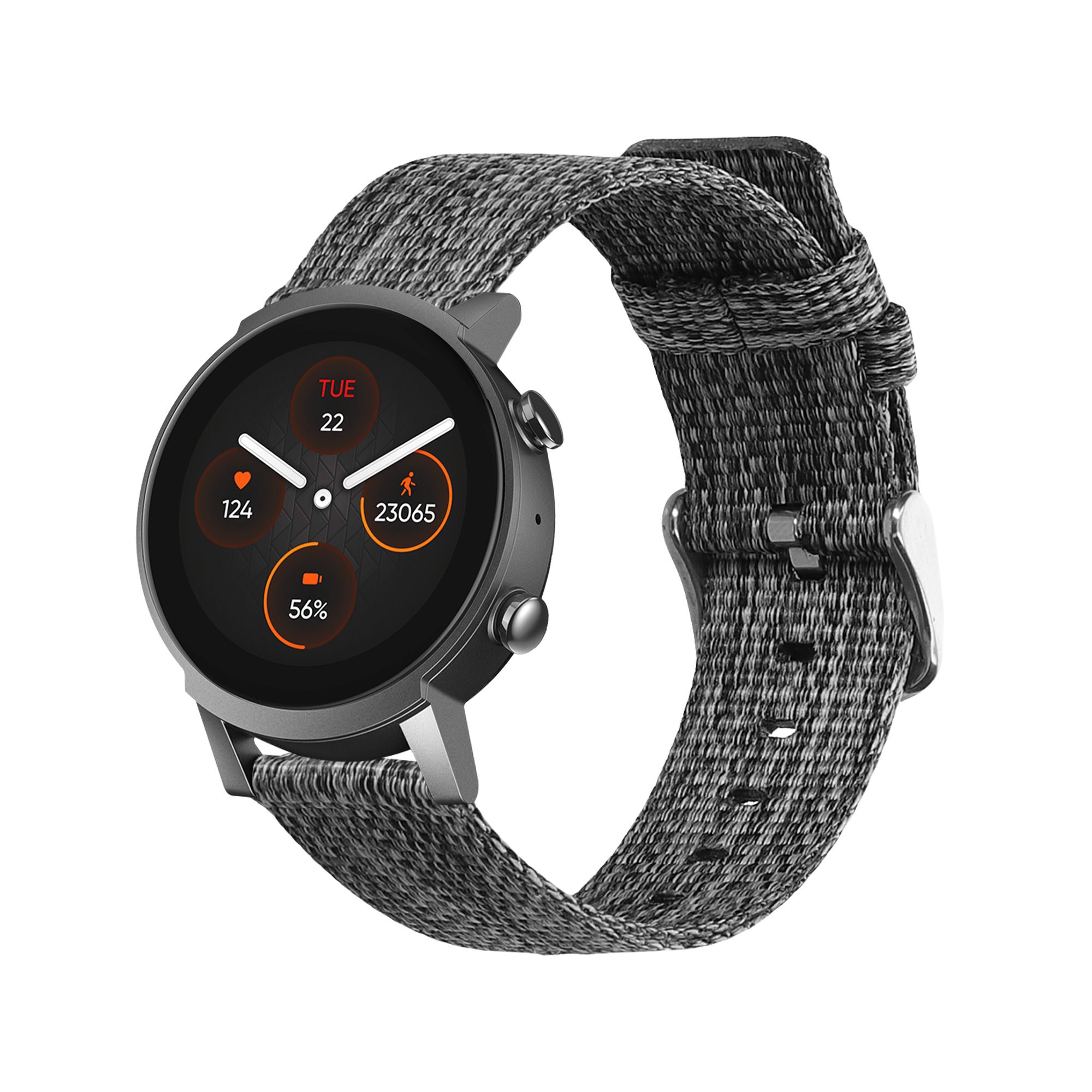 Řemínek na chytré hodinky Ticwatch E3 / GTH 20mm kwmobile - černá