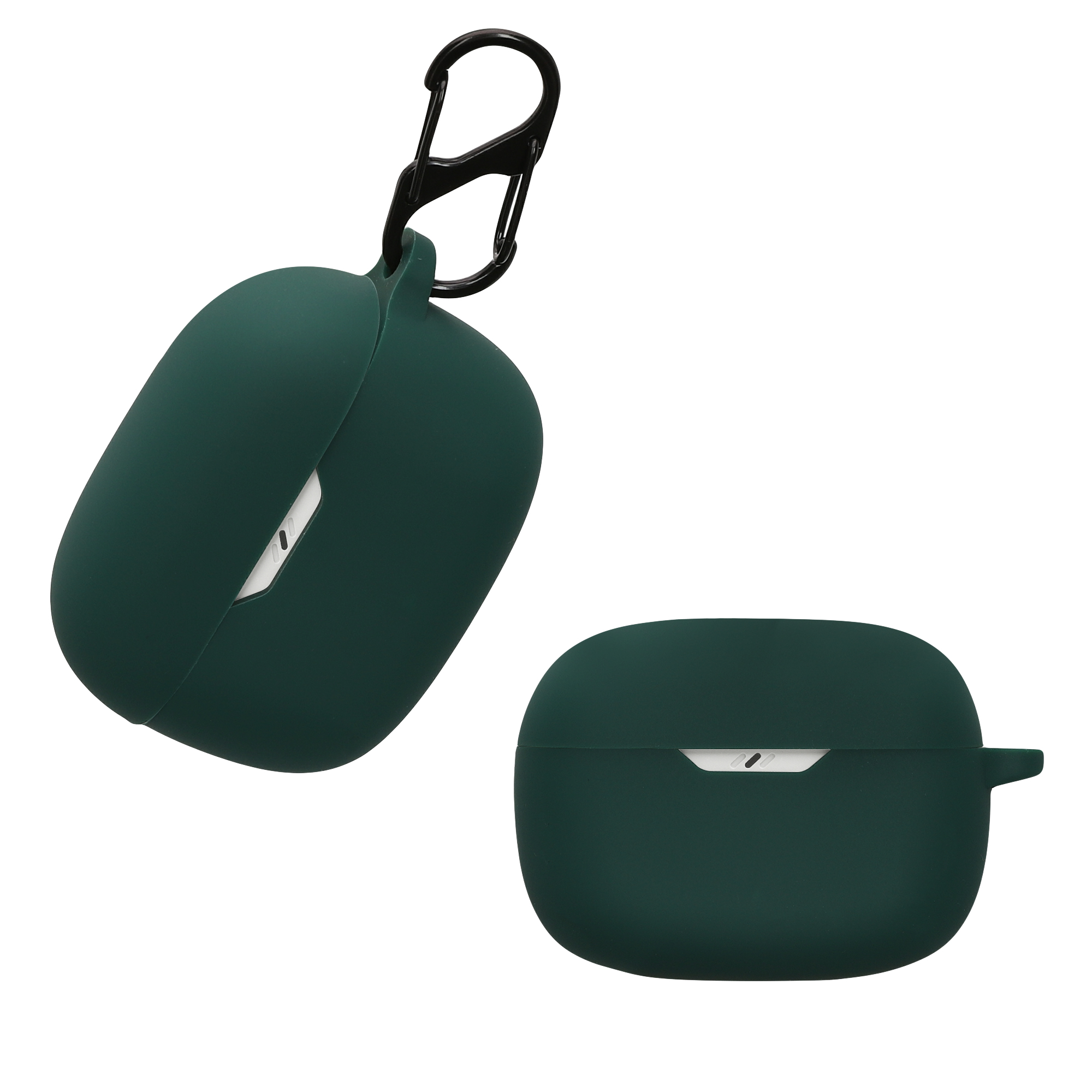 Pouzdro na sluchátka kwmobile pro JBL Wave Beam / Beam 2 / Wave 200TWS, tmavě zelená