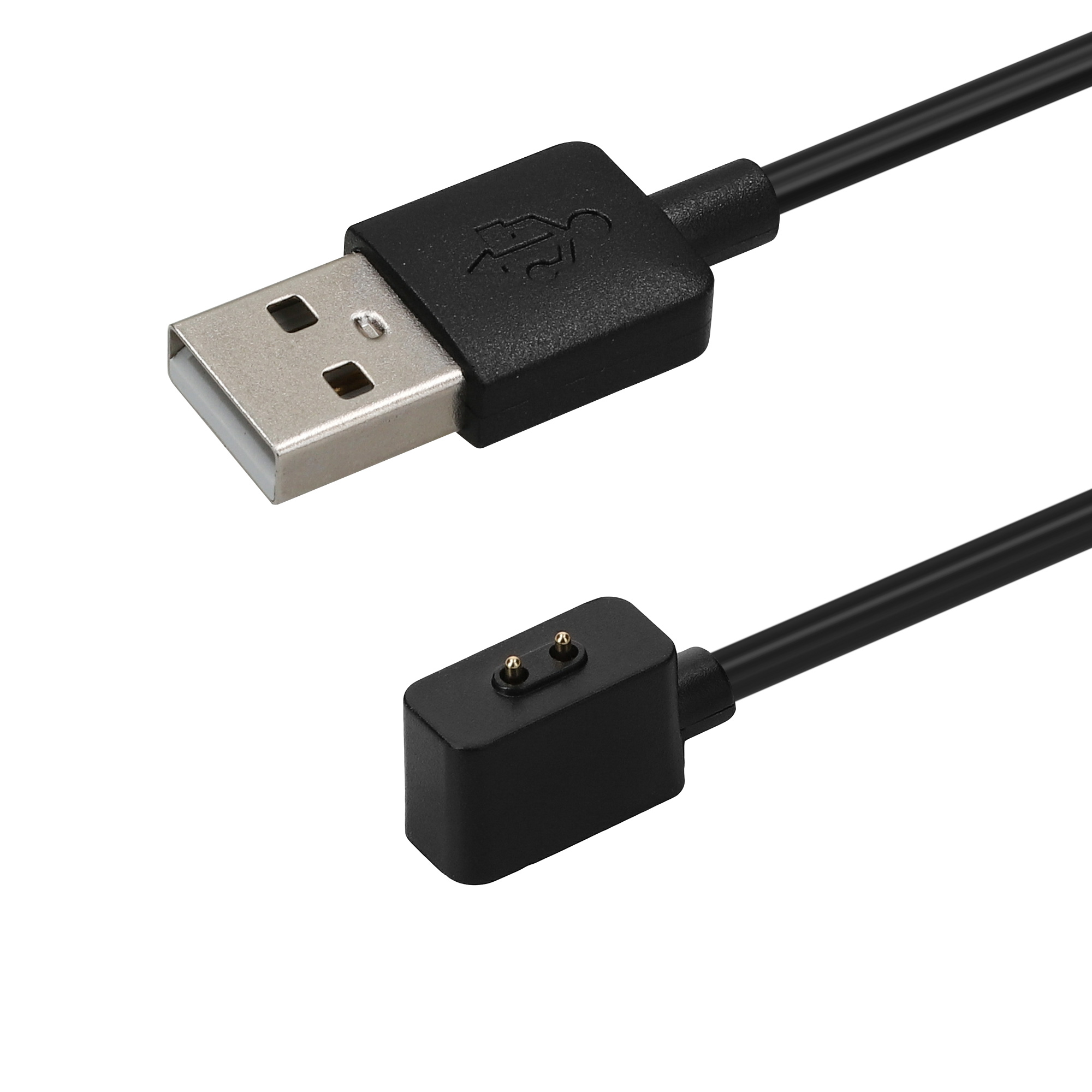 Nabíjecí kabel pro chytré hodinky pro Xiaomi Mi Band 10 / Band 9 / 8 / 8Pro / Redmi Watch 3 Active kwmobile - černá