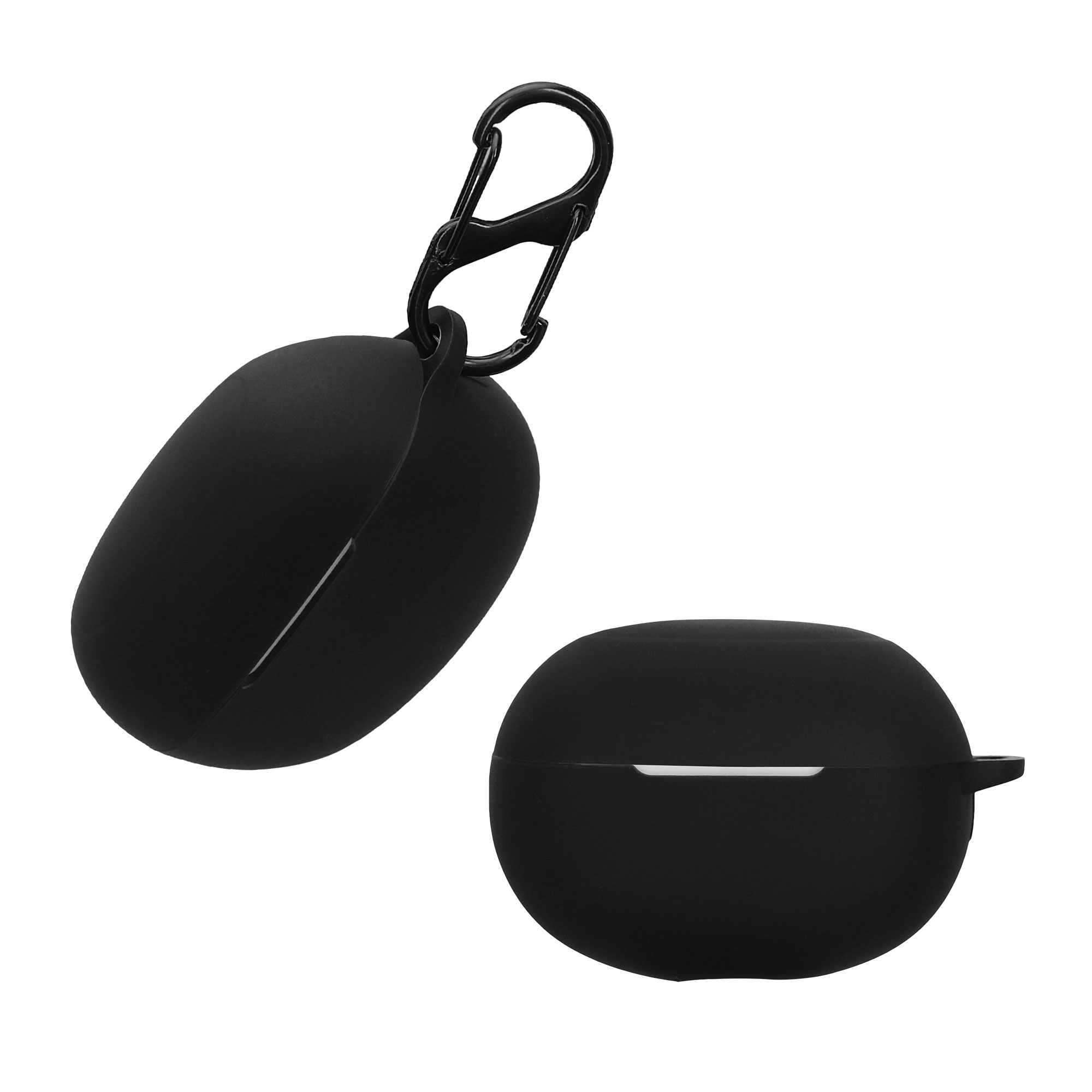Silikonový obal nabíjecí pouzdro sluchátka Xiaomi Realme Buds Air 5 Pro černá kwmobile