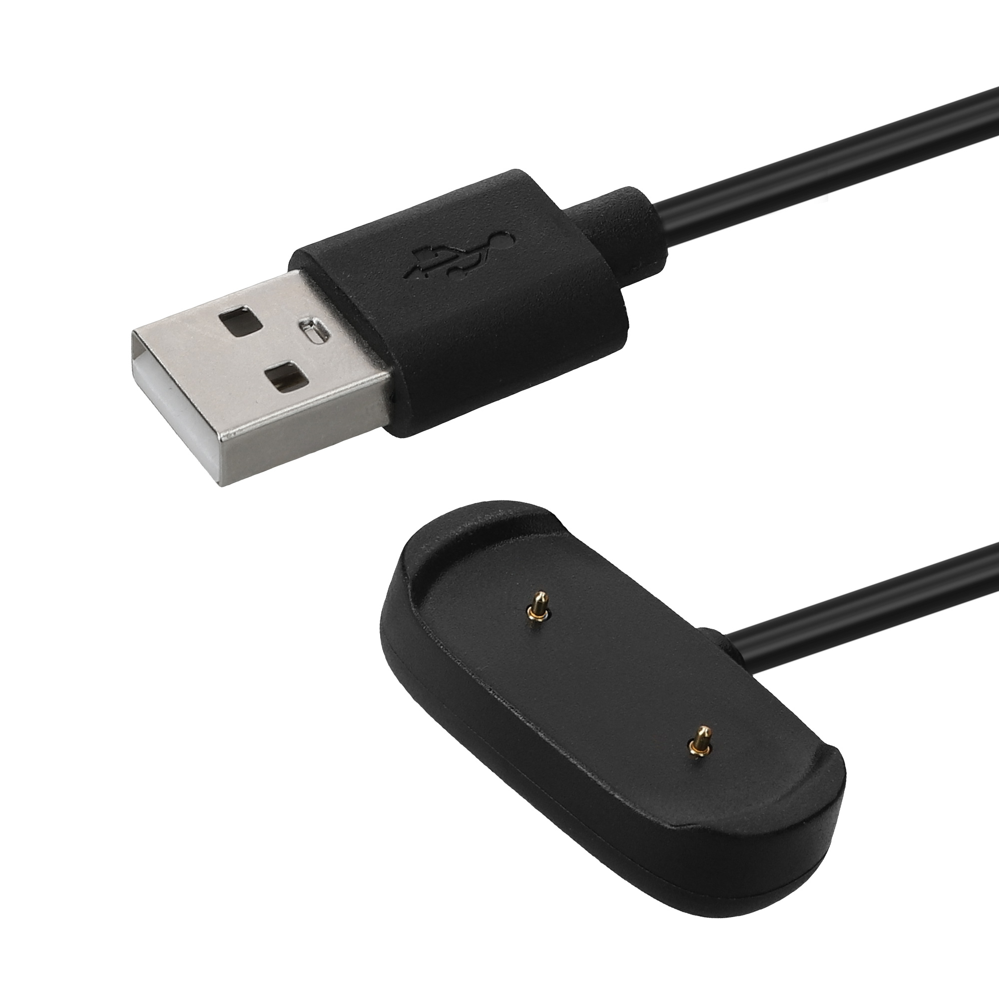Nabíjecí kabel pro Huami Amazfit Bip 3 / 3 Pro / Bip 5 / Amazfit Active EDGE / T-Rex / Zepp E kwmobile - černá